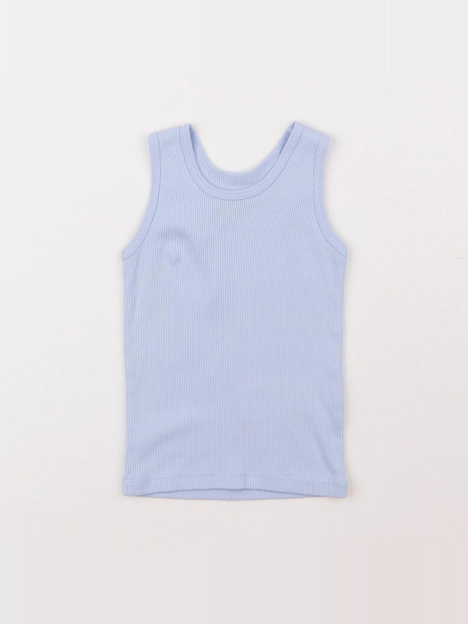 Bonton - débardeur bleu - 6 mois