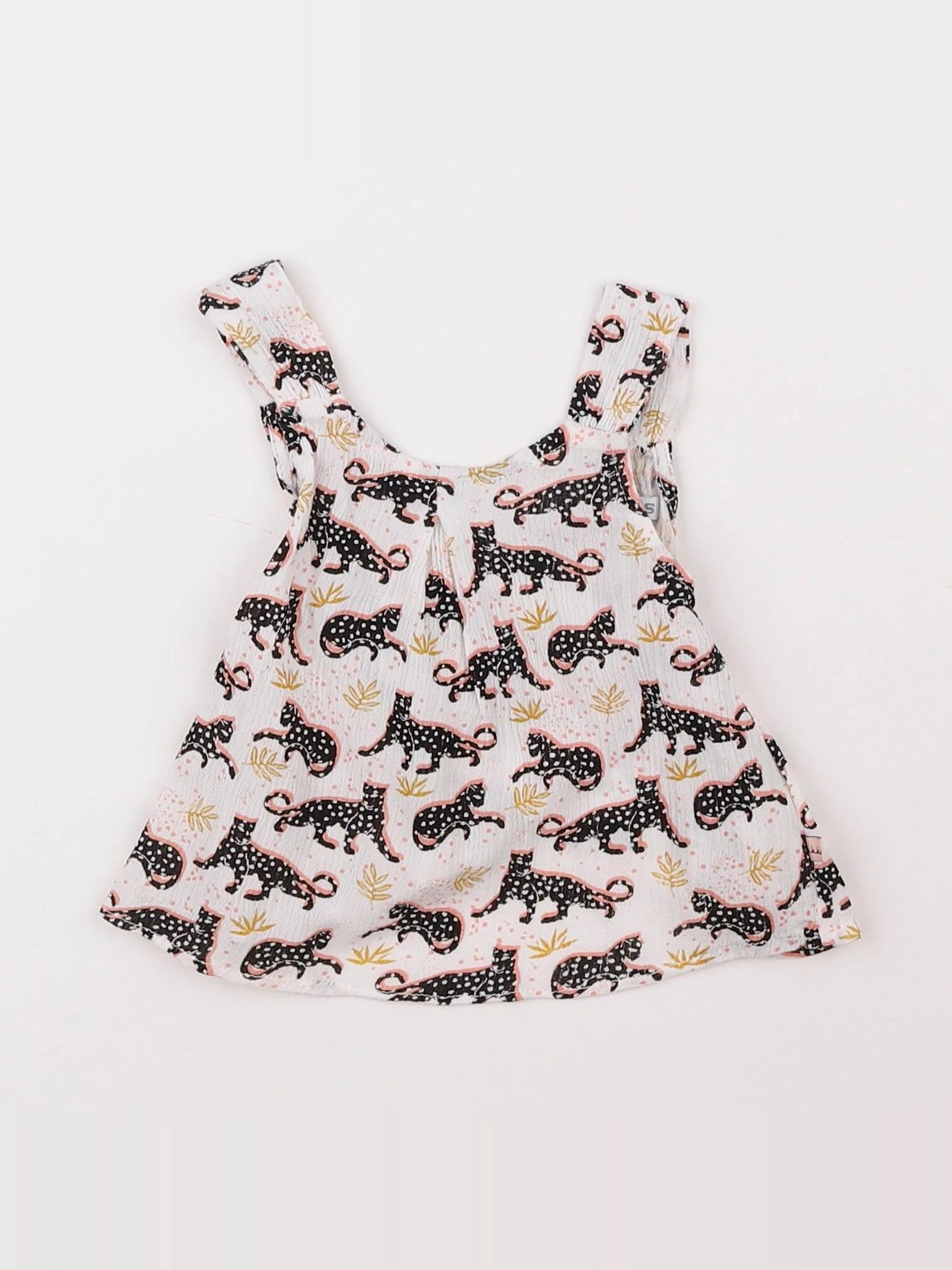 H&M - blouse rose - 6 mois