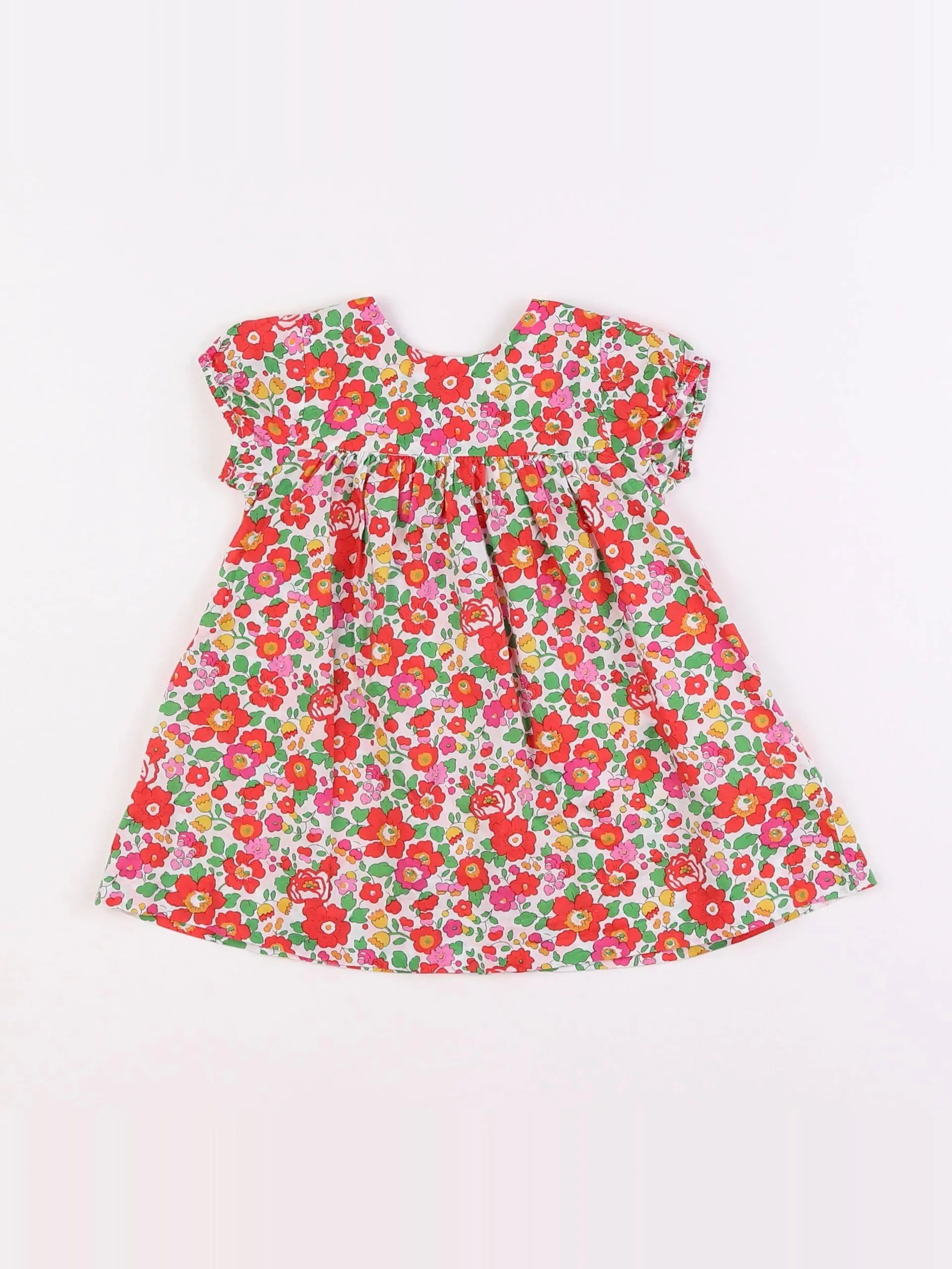 Jacadi - robe liberty multicolore - 6 mois