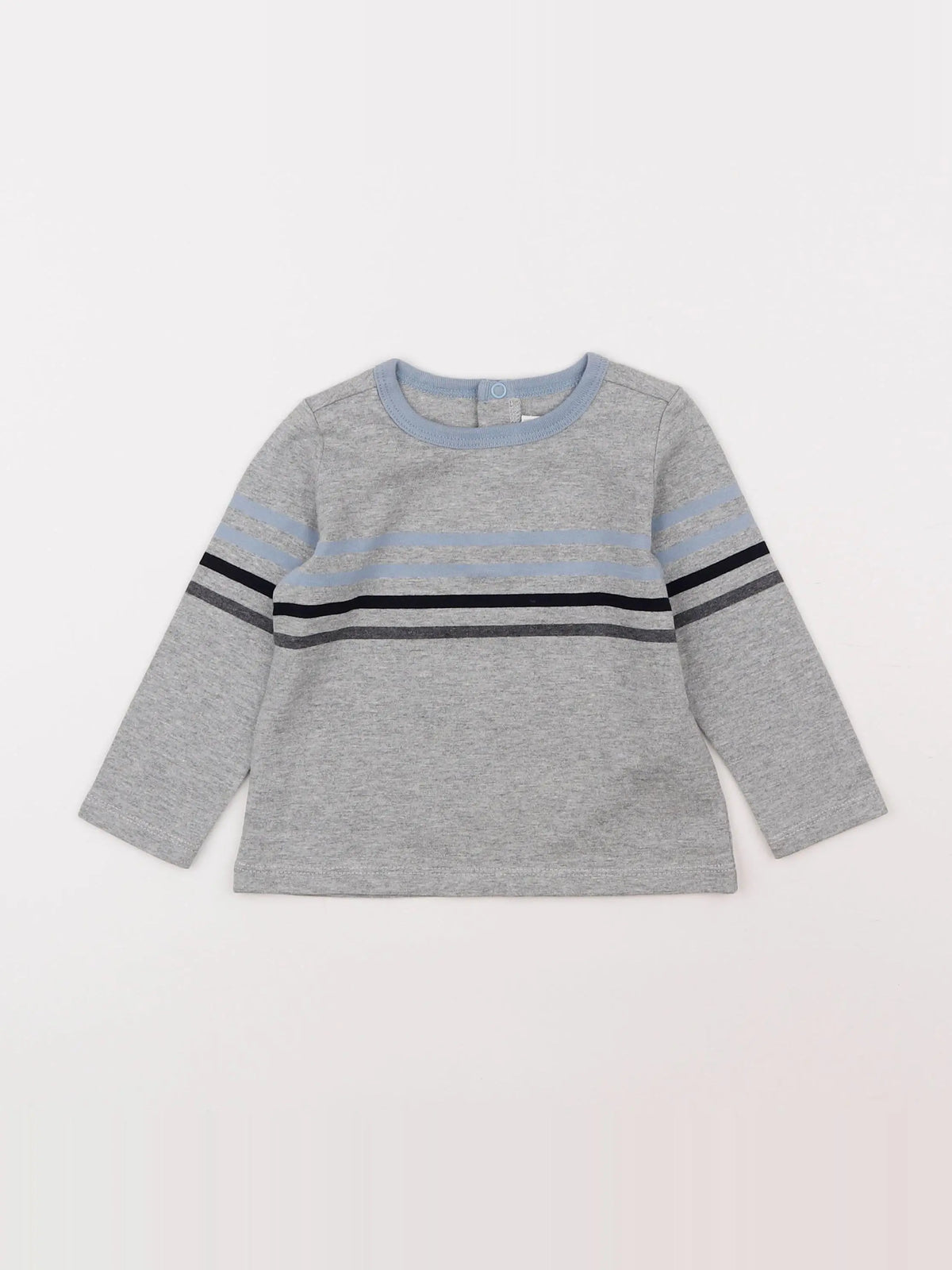 Natalys - tee-shirt gris - 12 mois