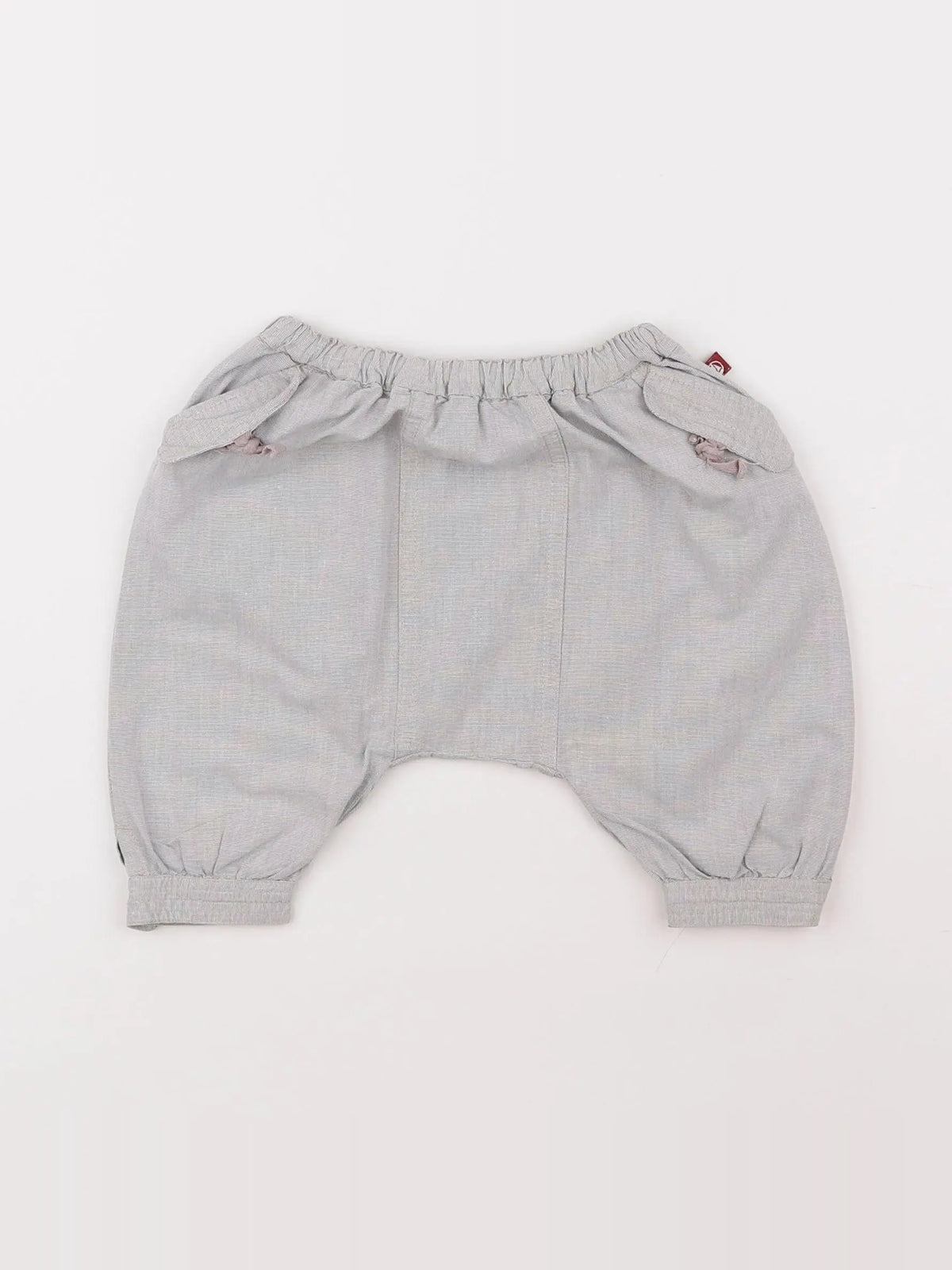 Petit Bateau - sarouel gris - 6 mois