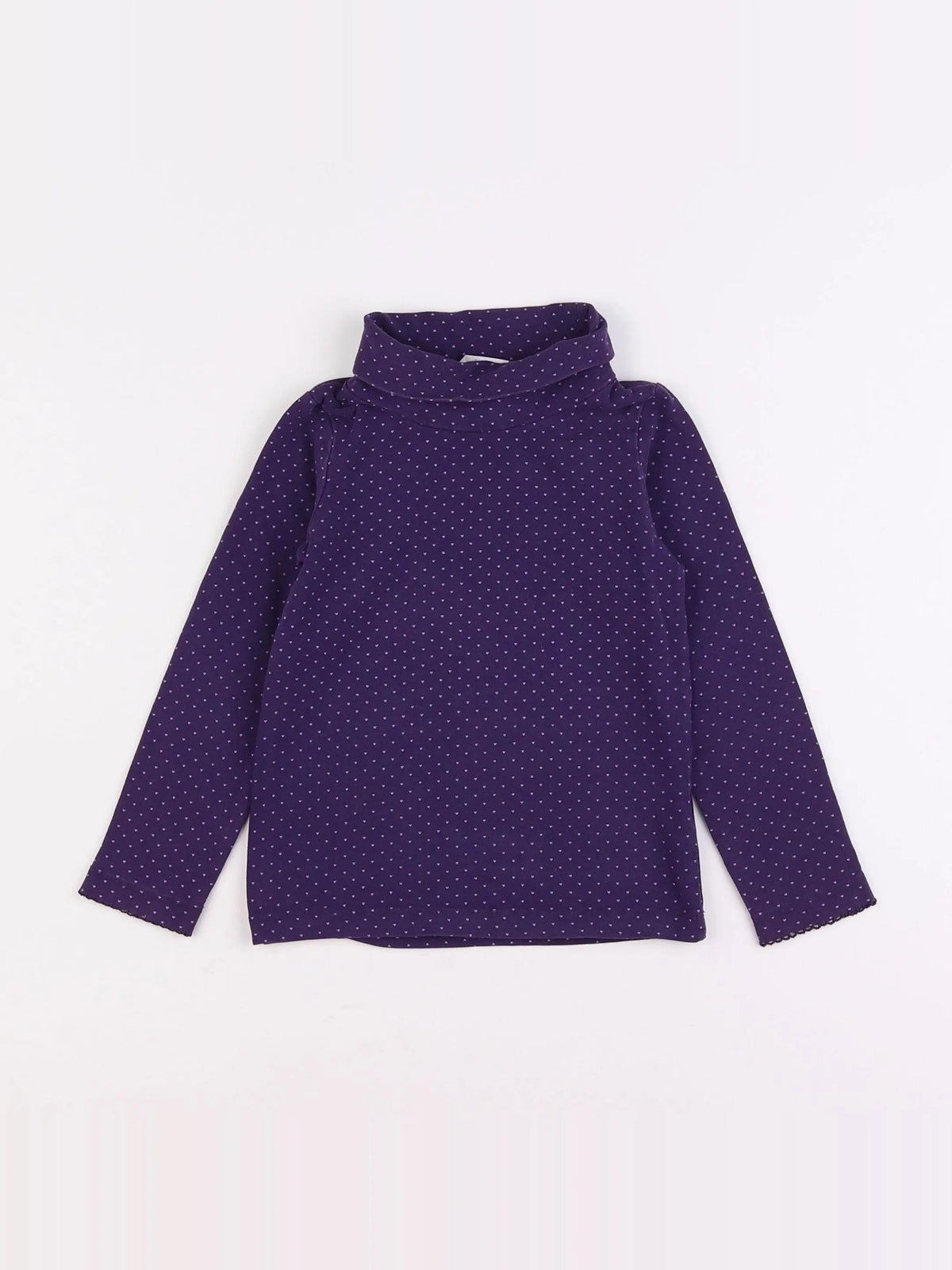 H&M - sous-pull violet - 2/4 ans