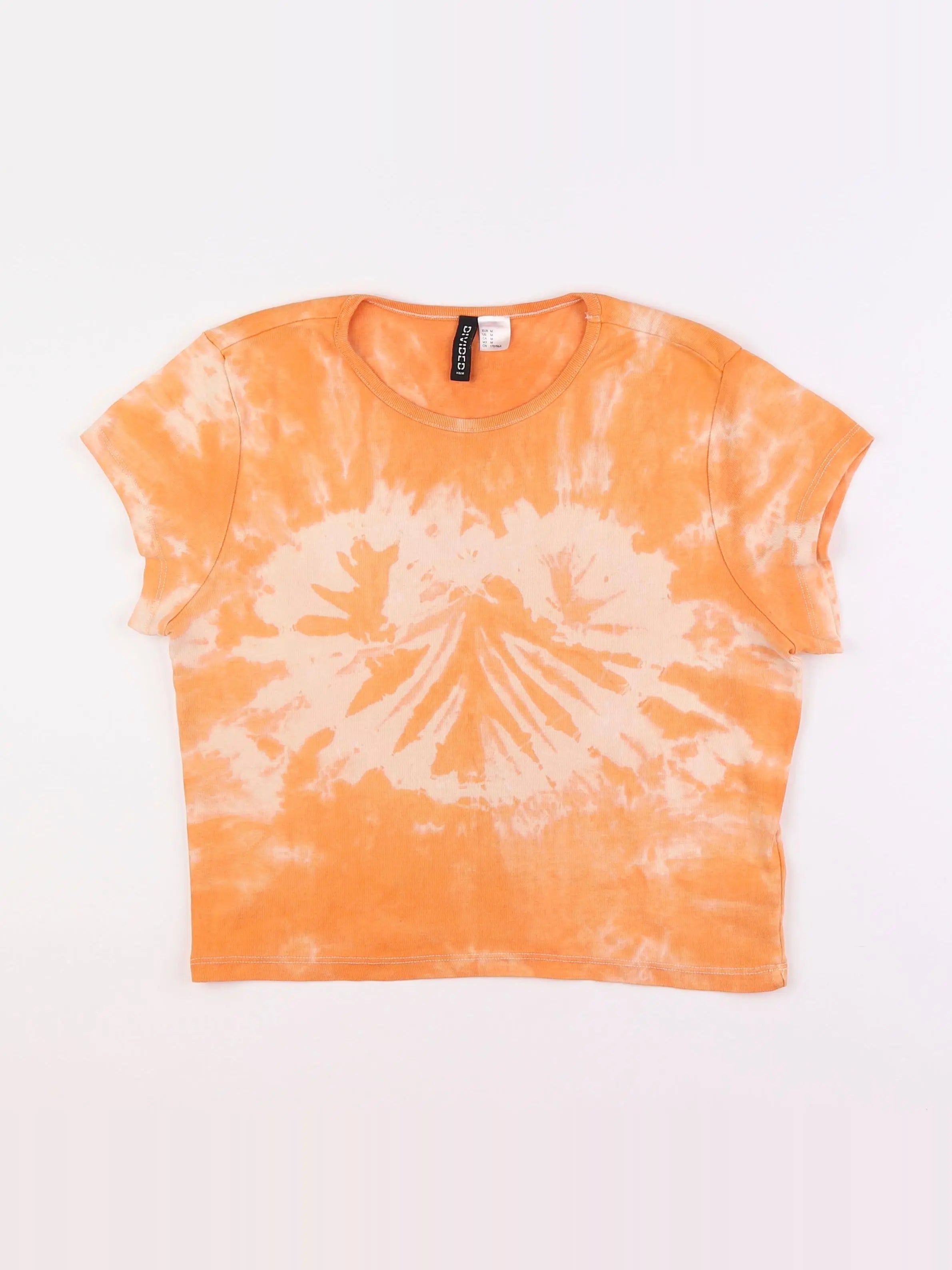 H&M - tee-shirt orange - 16 ans