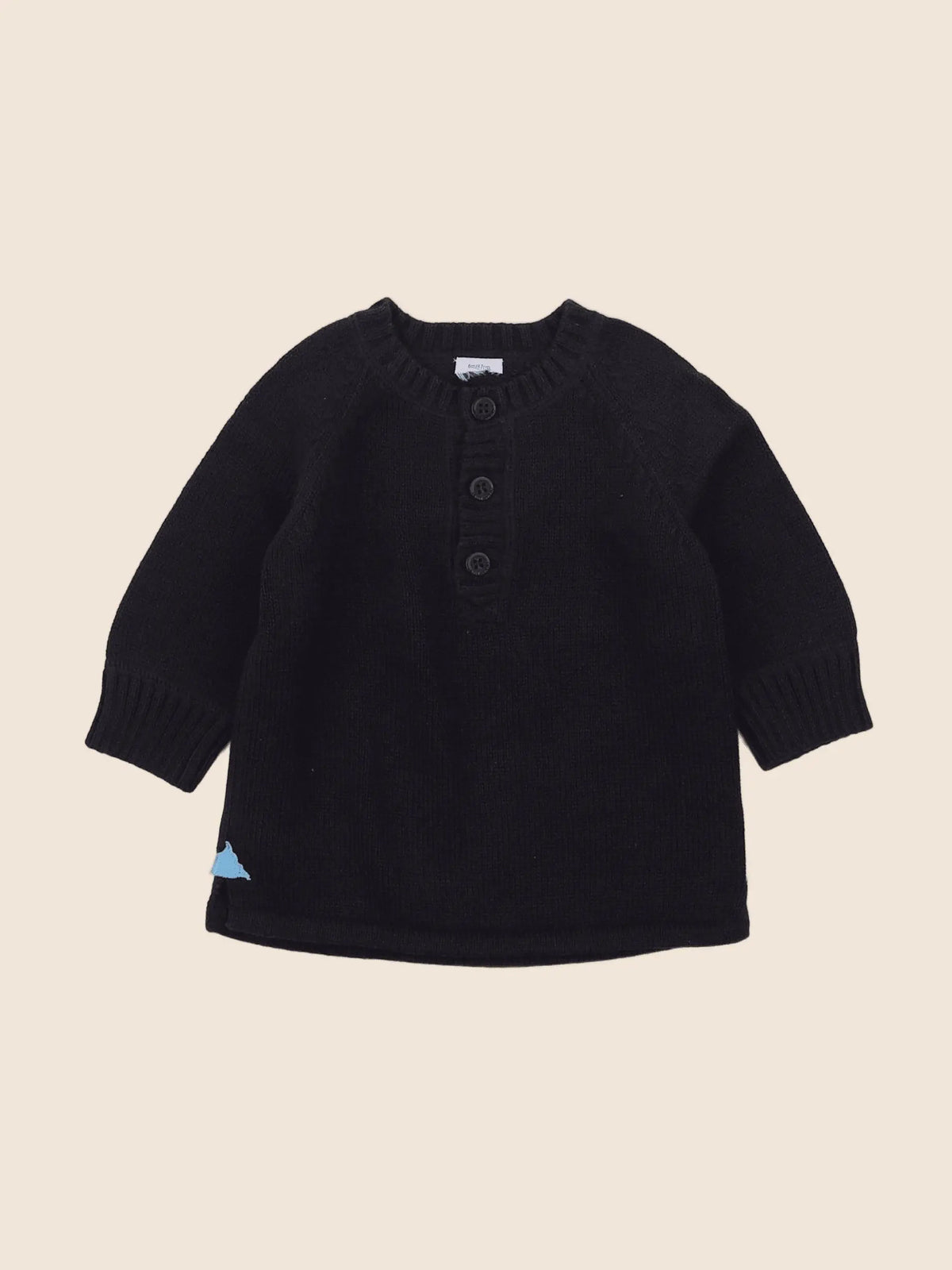 Petit Bateau - pull bleu - 6 mois
