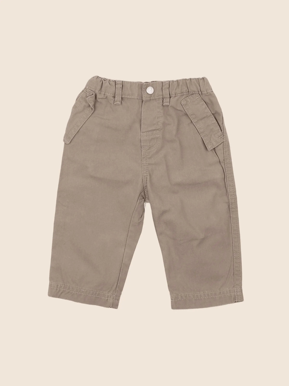 Petit Bateau - pantalon vert - 6 mois