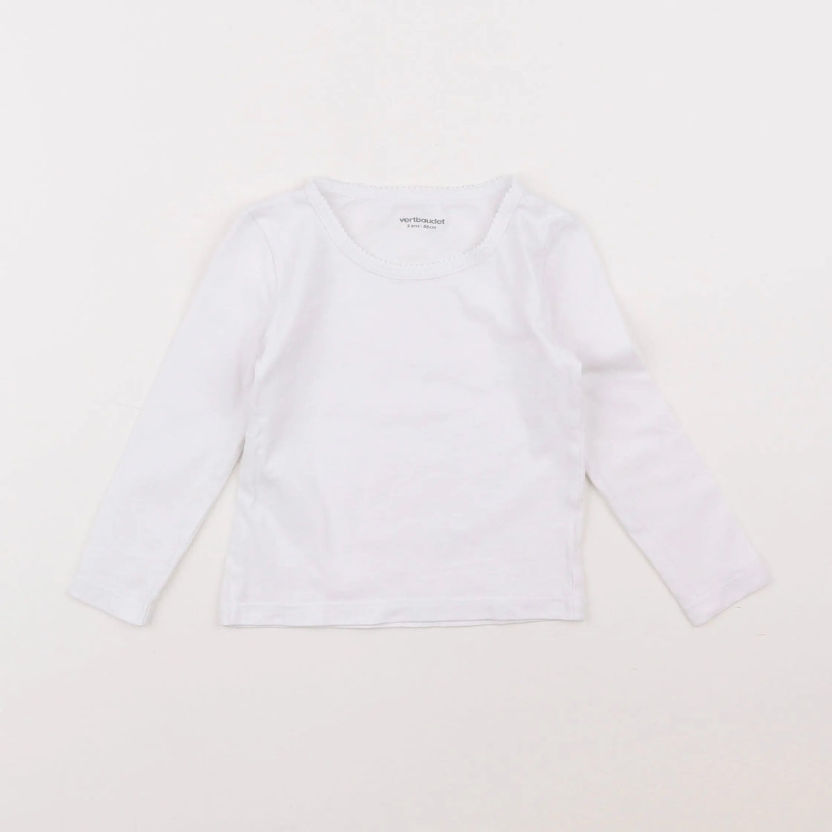 Vertbaudet - maillot de corps blanc - 2 ans