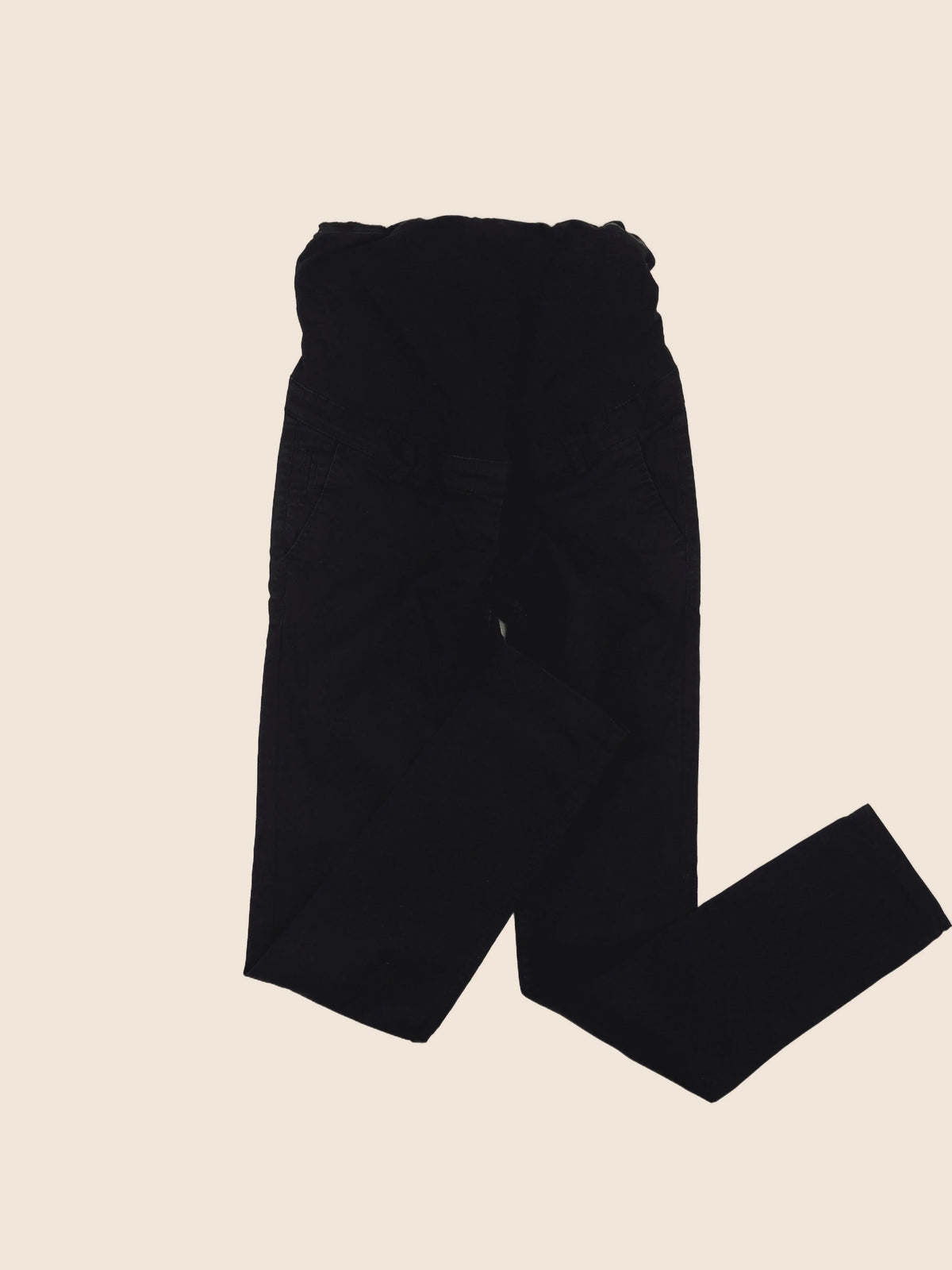 H&M - jean grossesse noir - 34