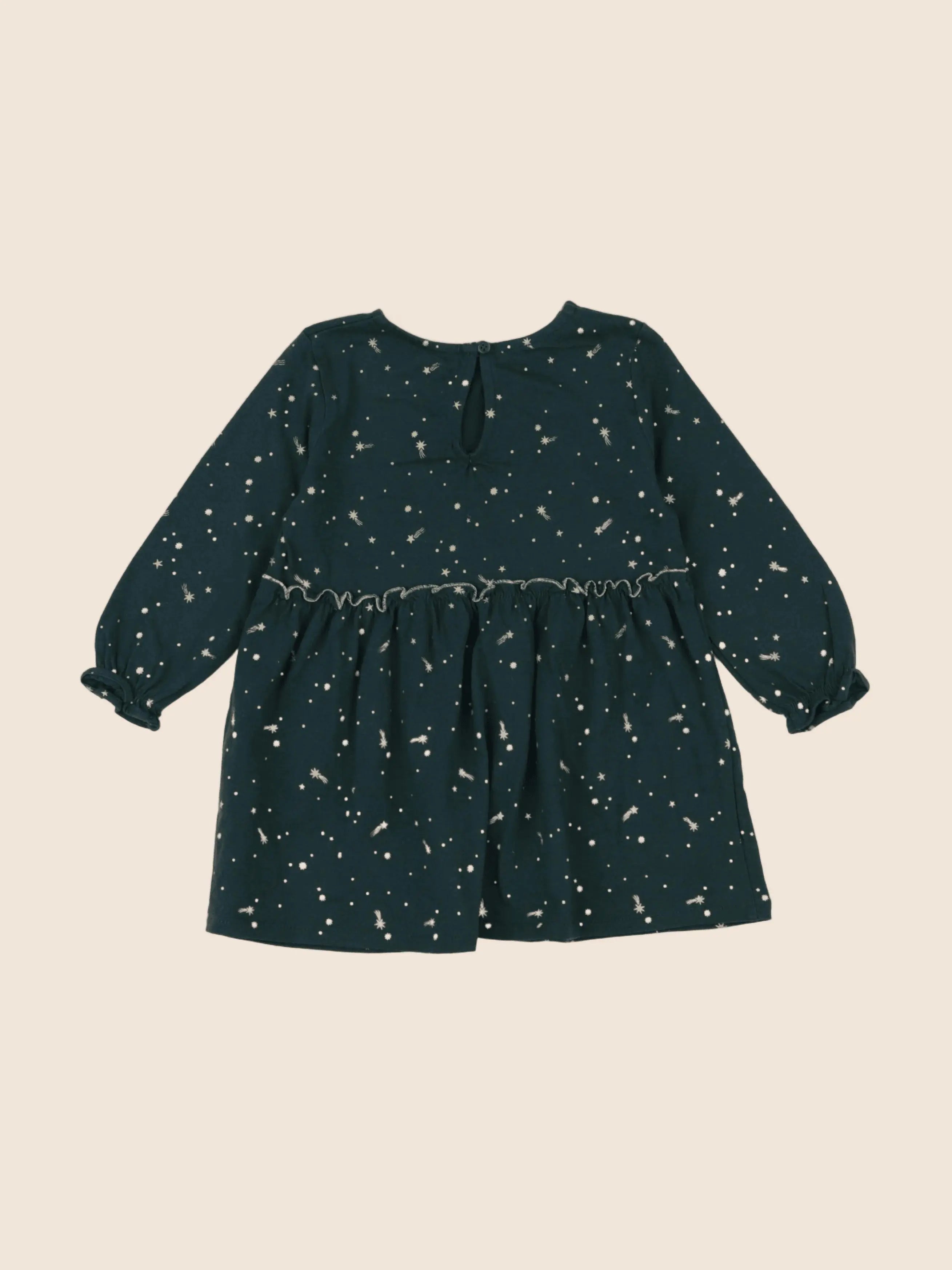 Vertbaudet - robe vert - 2 ans