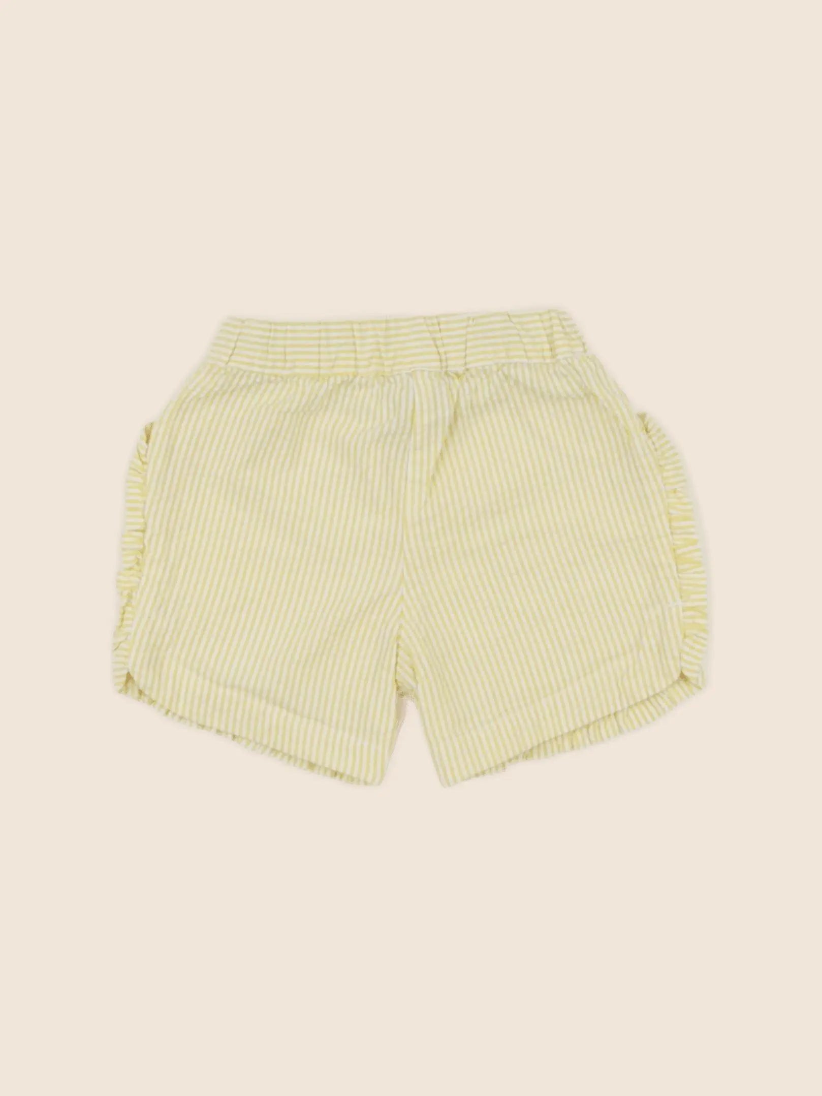Petit Bateau - short jaune - 12 mois