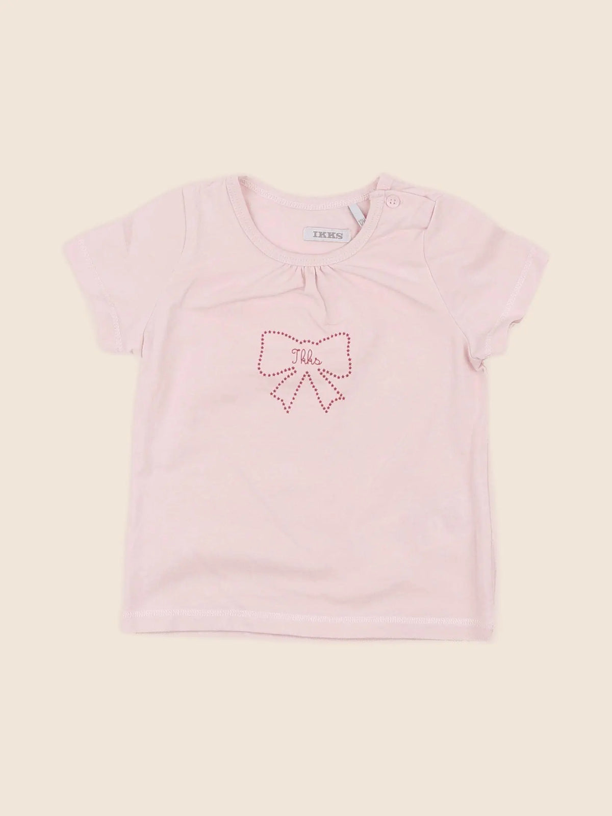 IKKS - tee-shirt rose - 12 mois