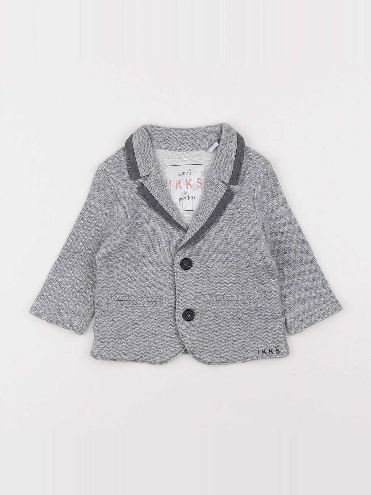IKKS - veste gris - 6 mois