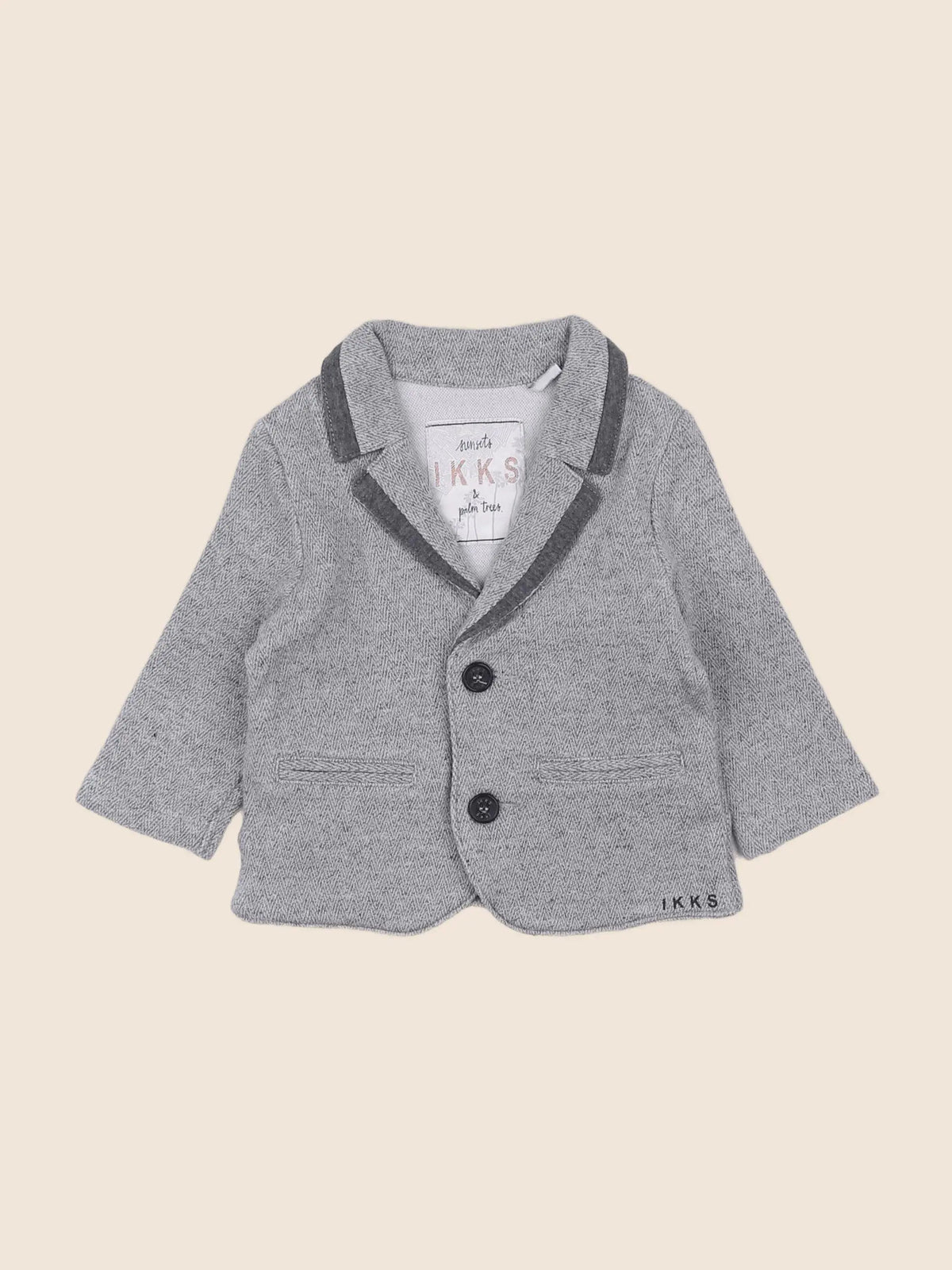 IKKS - veste gris - 6 mois