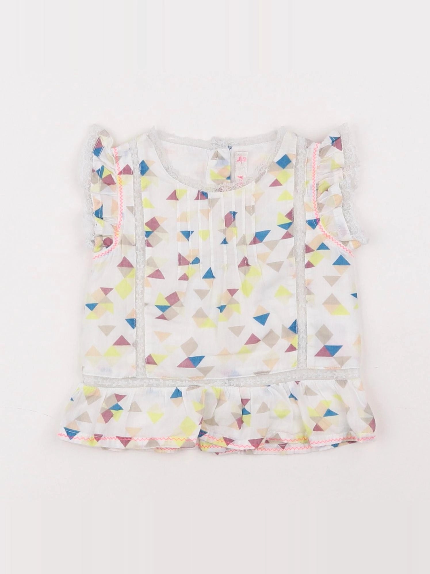 Billie Blush - blouse blanc - 3 mois