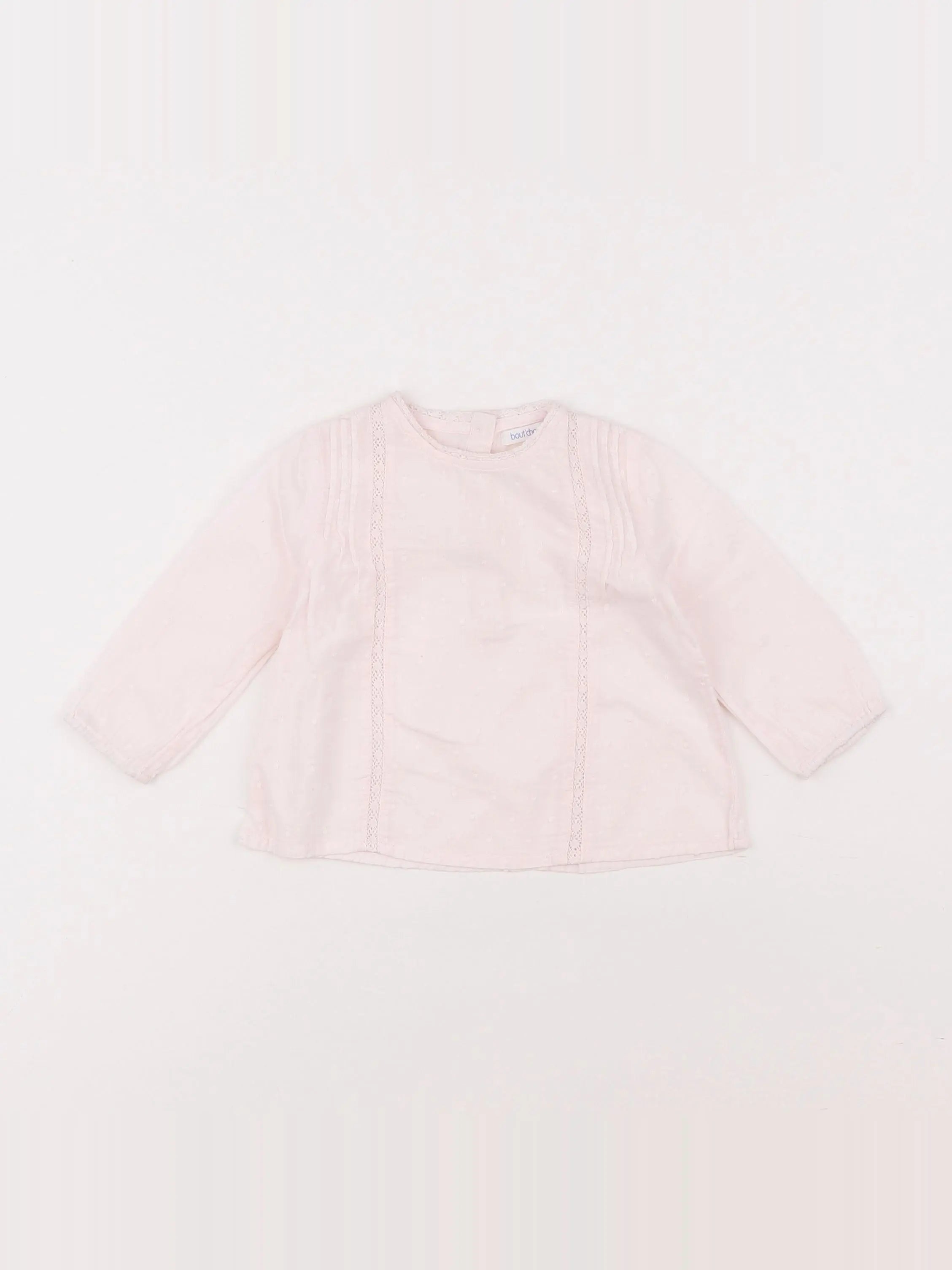 Boutchou - blouse rose - 6 mois