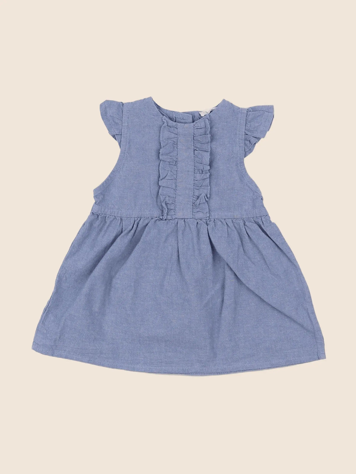 Little Cigogne - robe bleu - 6 mois