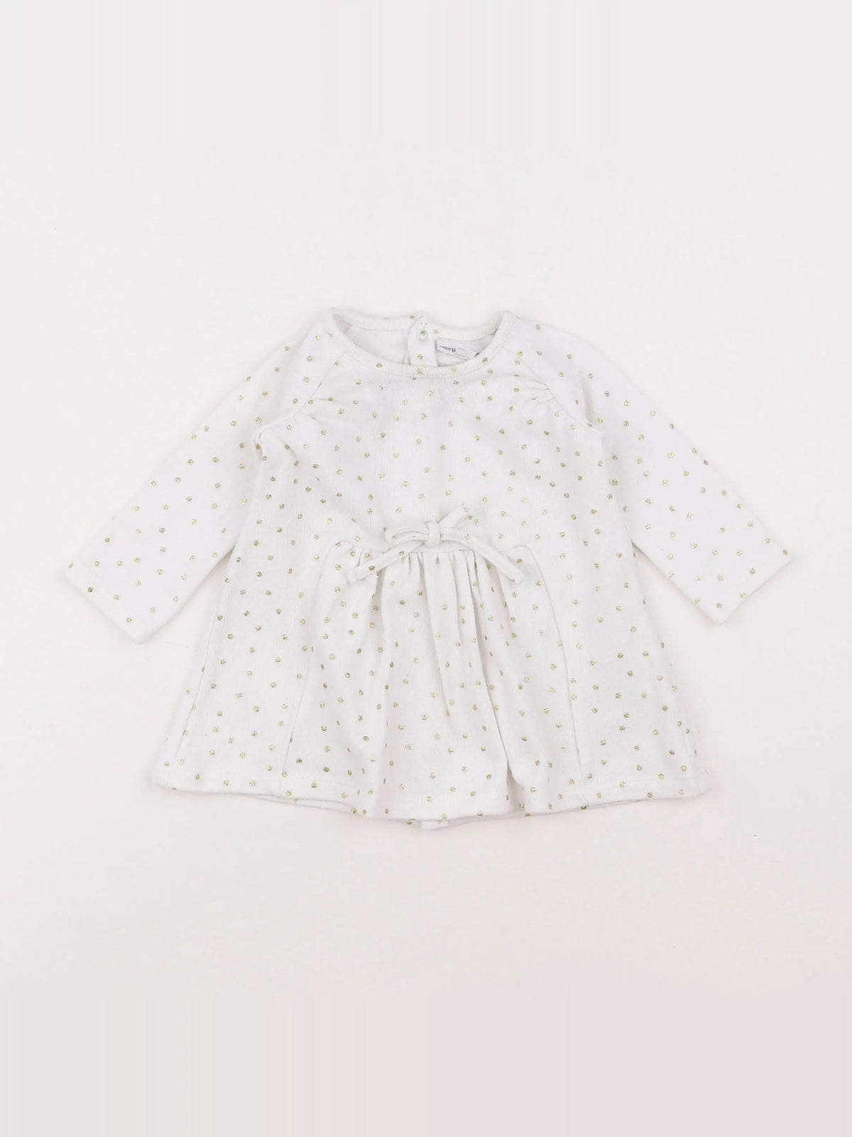 Vertbaudet - robe blanc - 9 mois