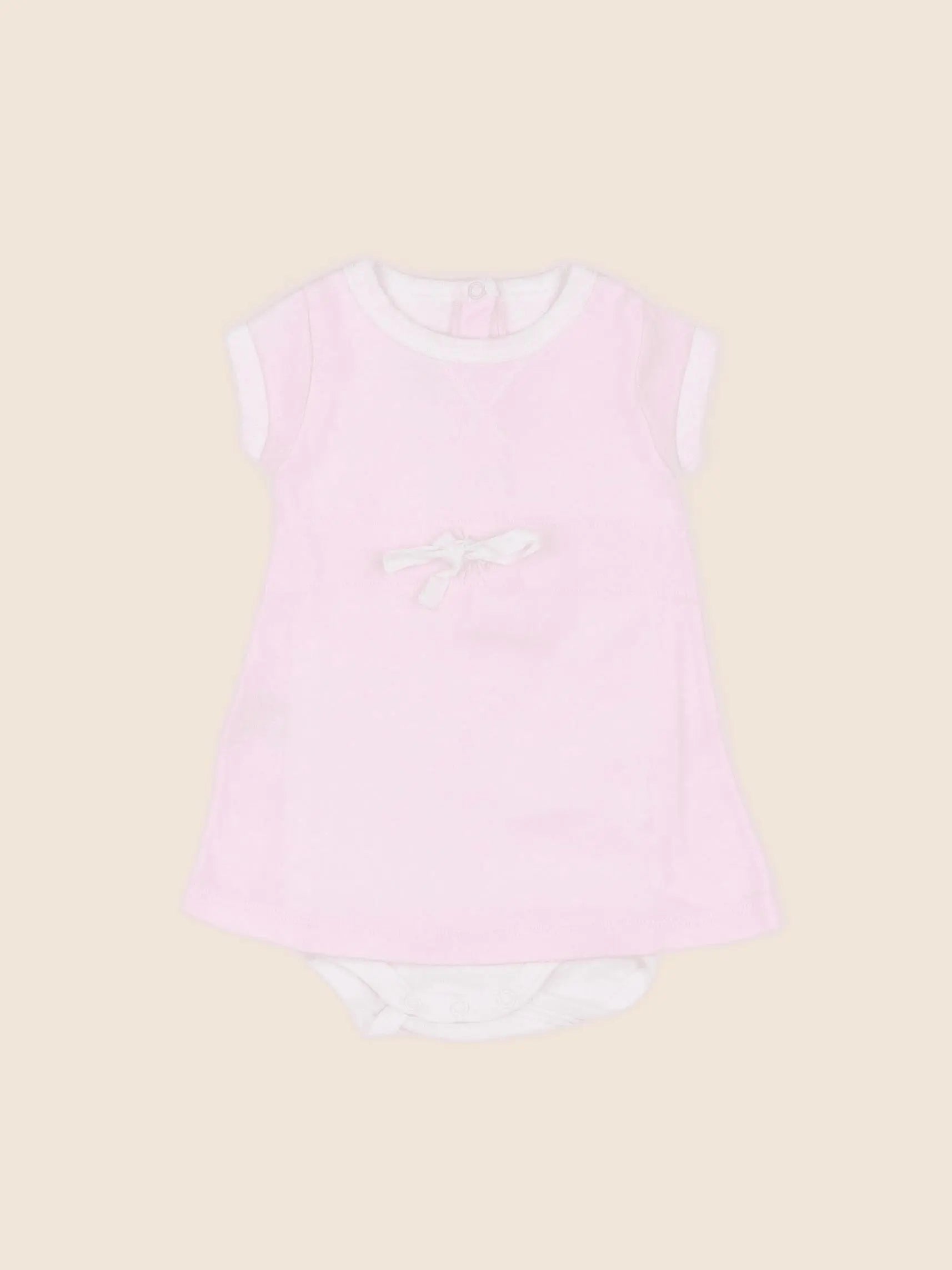 Petit Bateau - body robe rose - 3 mois