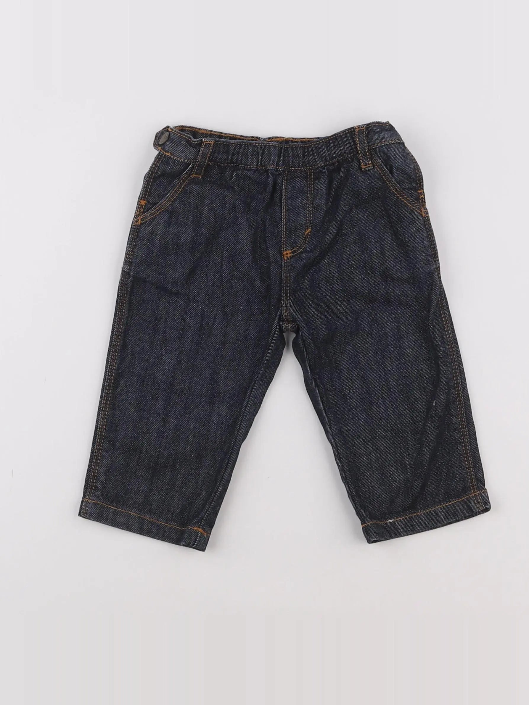 Petit Bateau - jean bleu - 6 mois