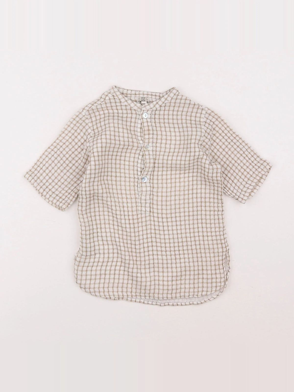 Bonton - robe beige - 12 mois