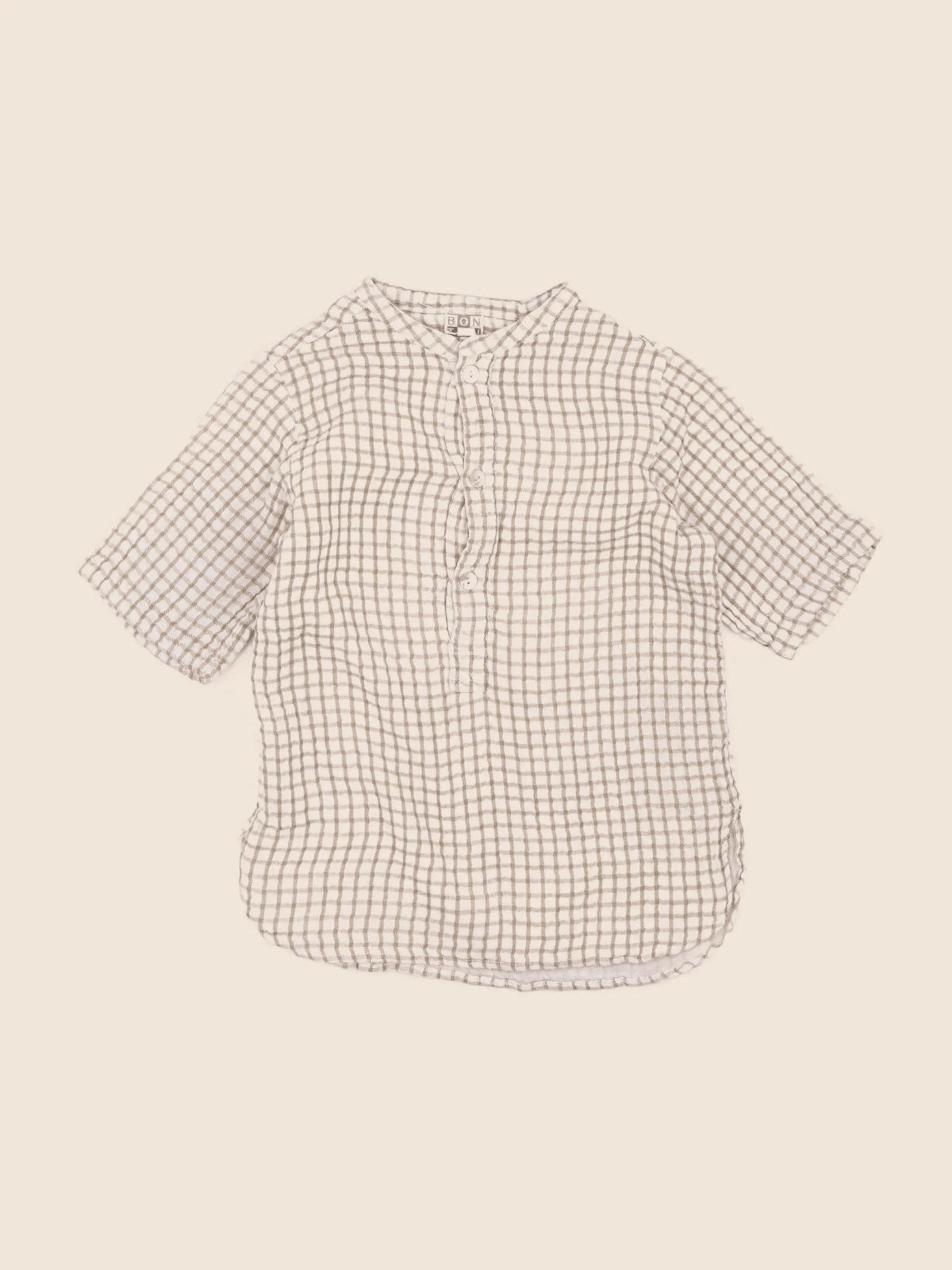 Bonton - robe beige - 12 mois