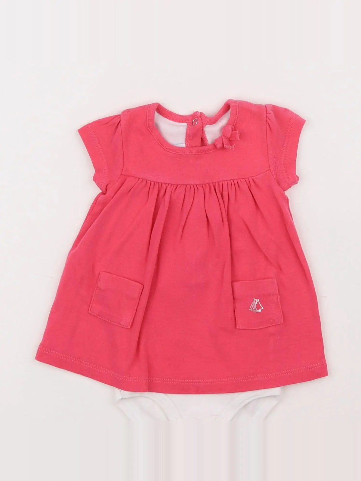 Petit Bateau - robe rose - 3 mois