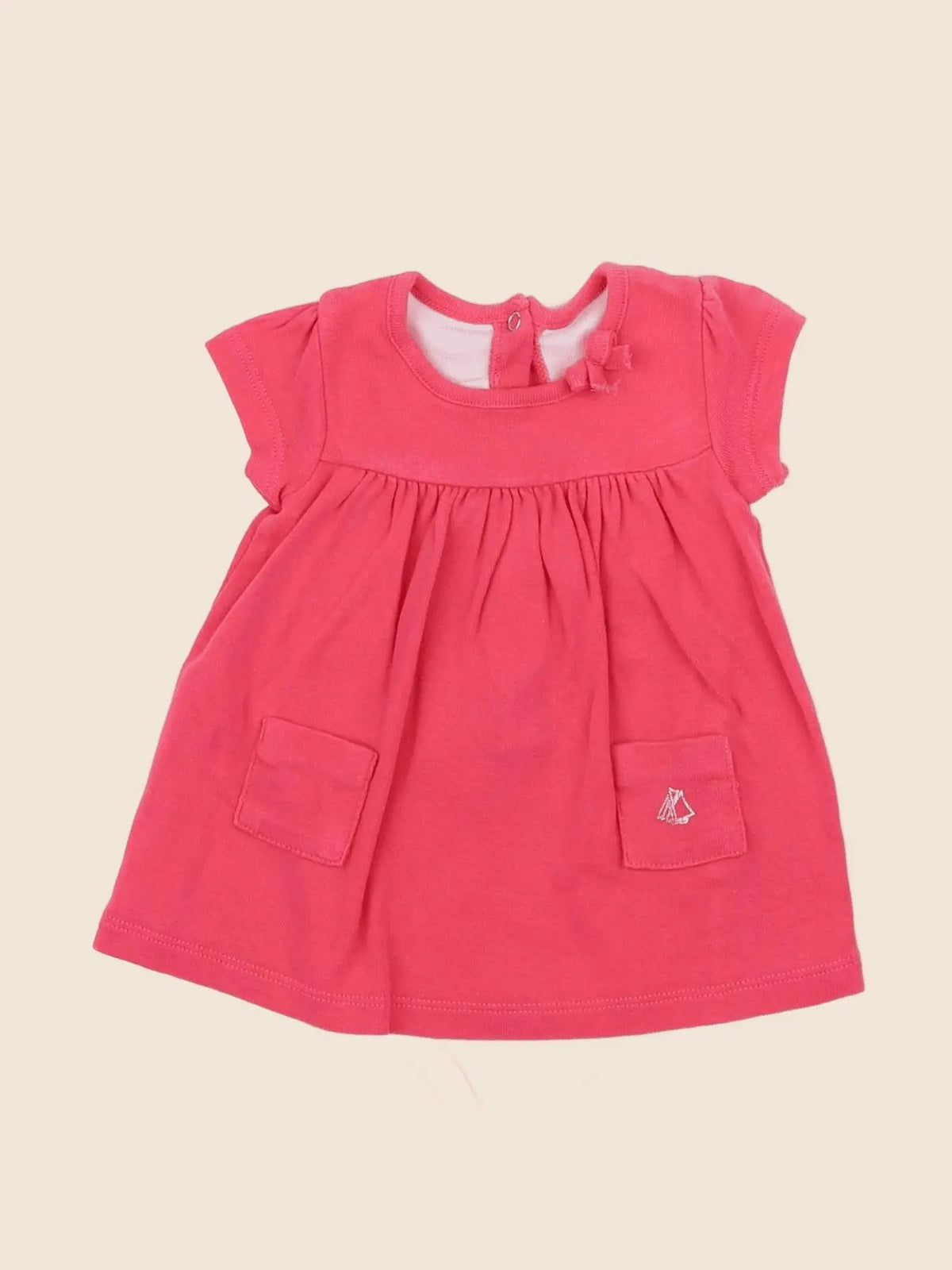Petit Bateau - robe rose - 3 mois