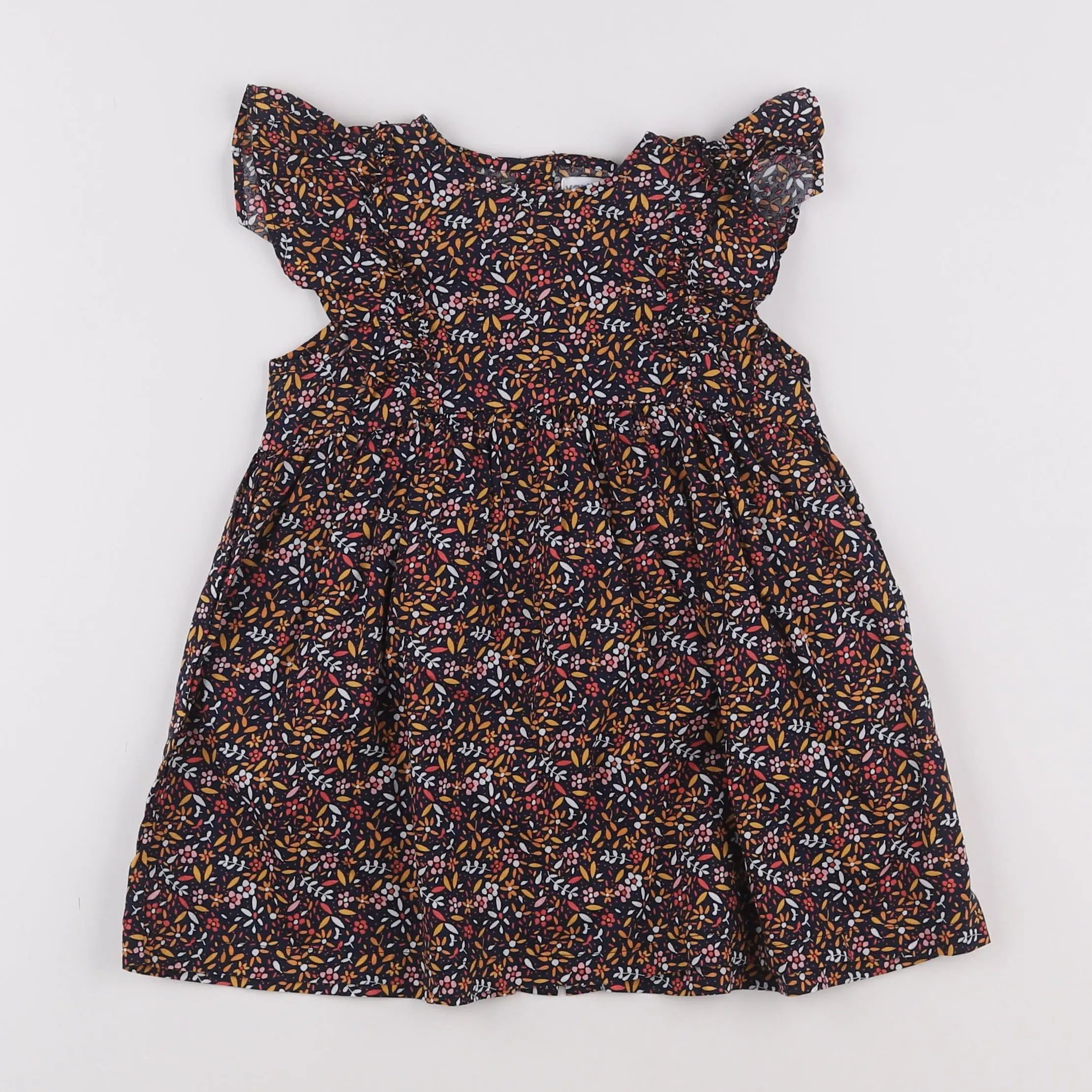 Vertbaudet - robe multicolore - 2 ans