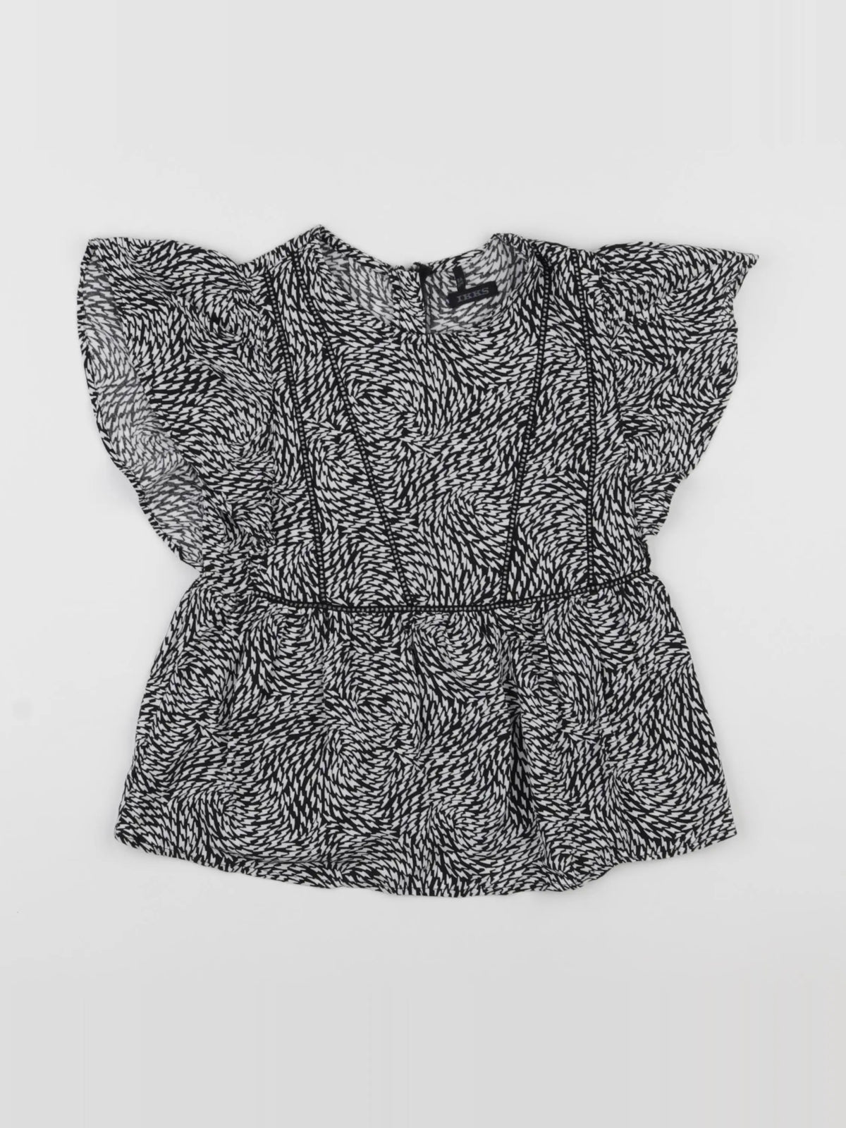 IKKS - blouse noir - 8 ans