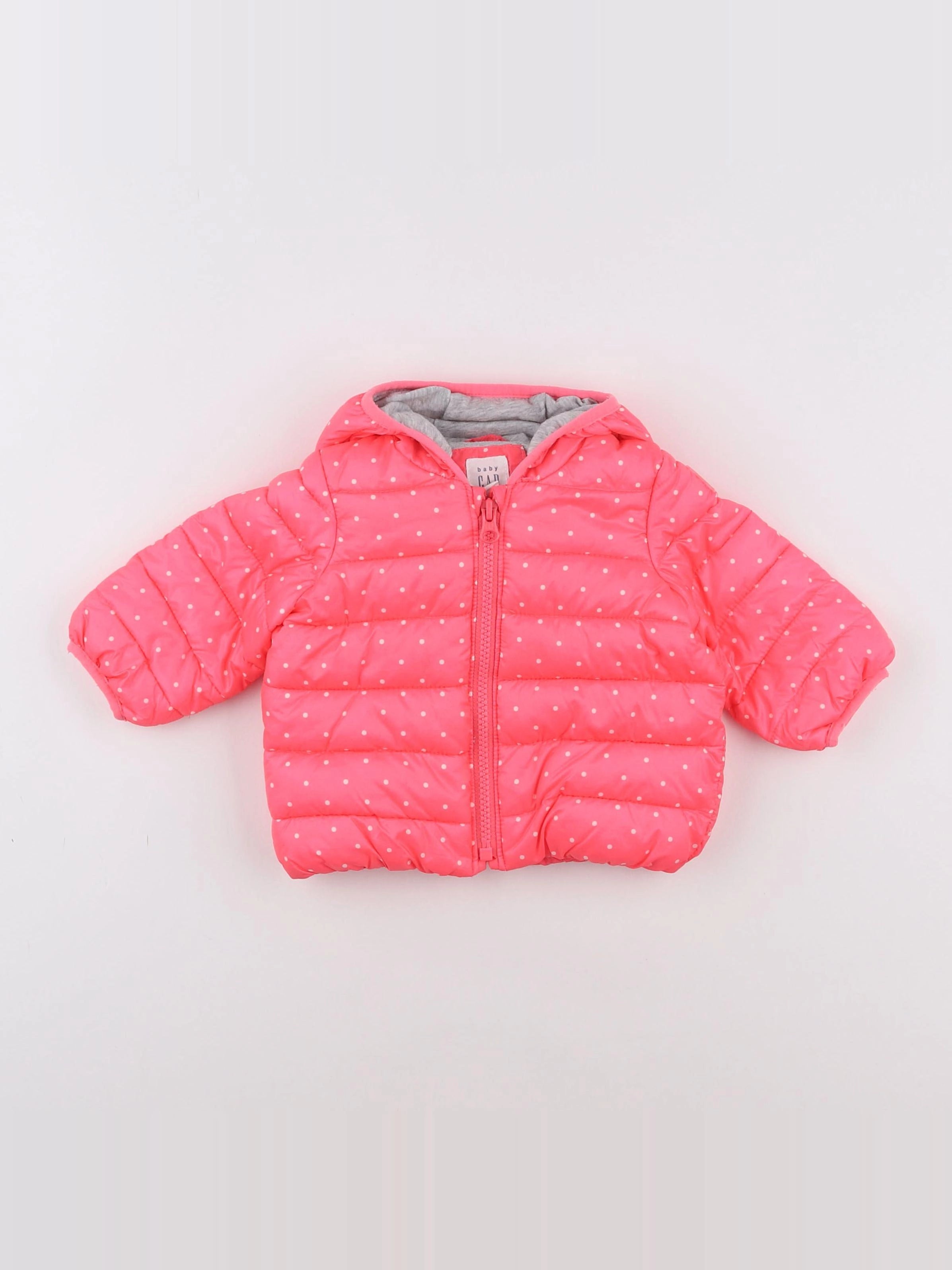 GAP - doudoune rose - 0/6 mois