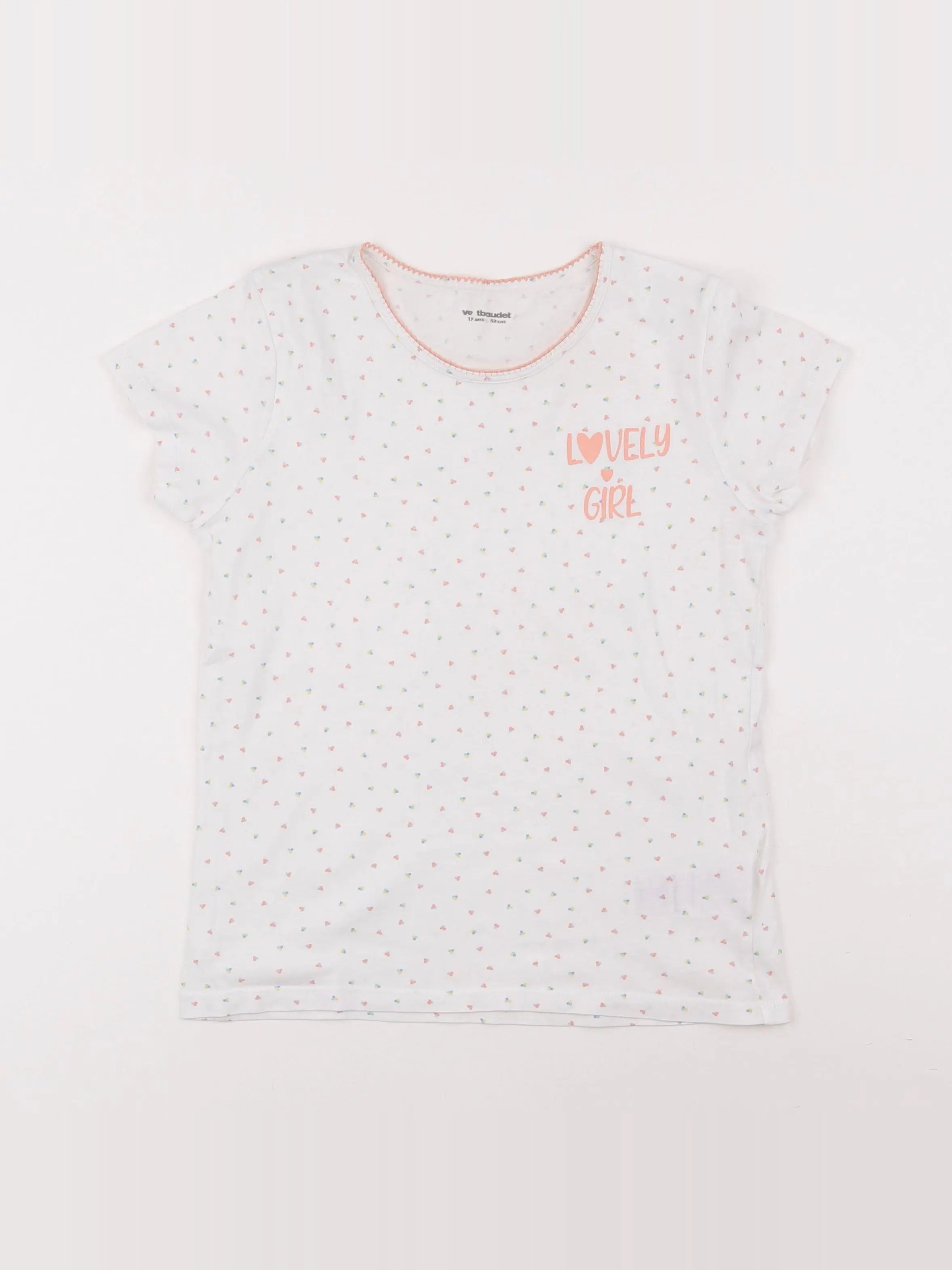 Vertbaudet - maillot de corps blanc - 12 ans