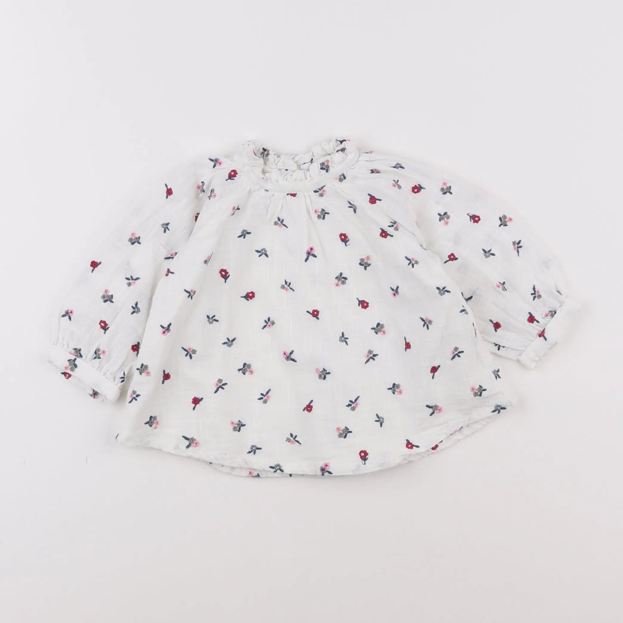 Vertbaudet - blouse blanc - 3 mois