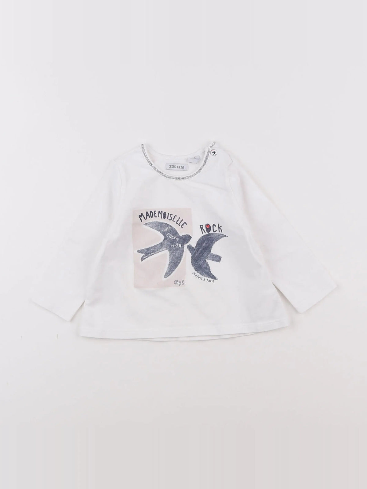 IKKS - tee-shirt blanc - 12 mois