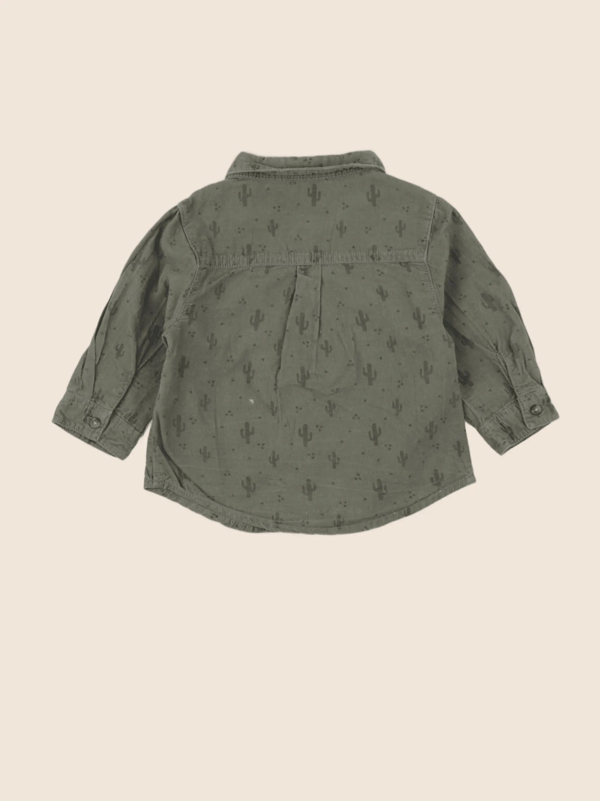 Tape à l'oeil - chemise vert - 6 mois