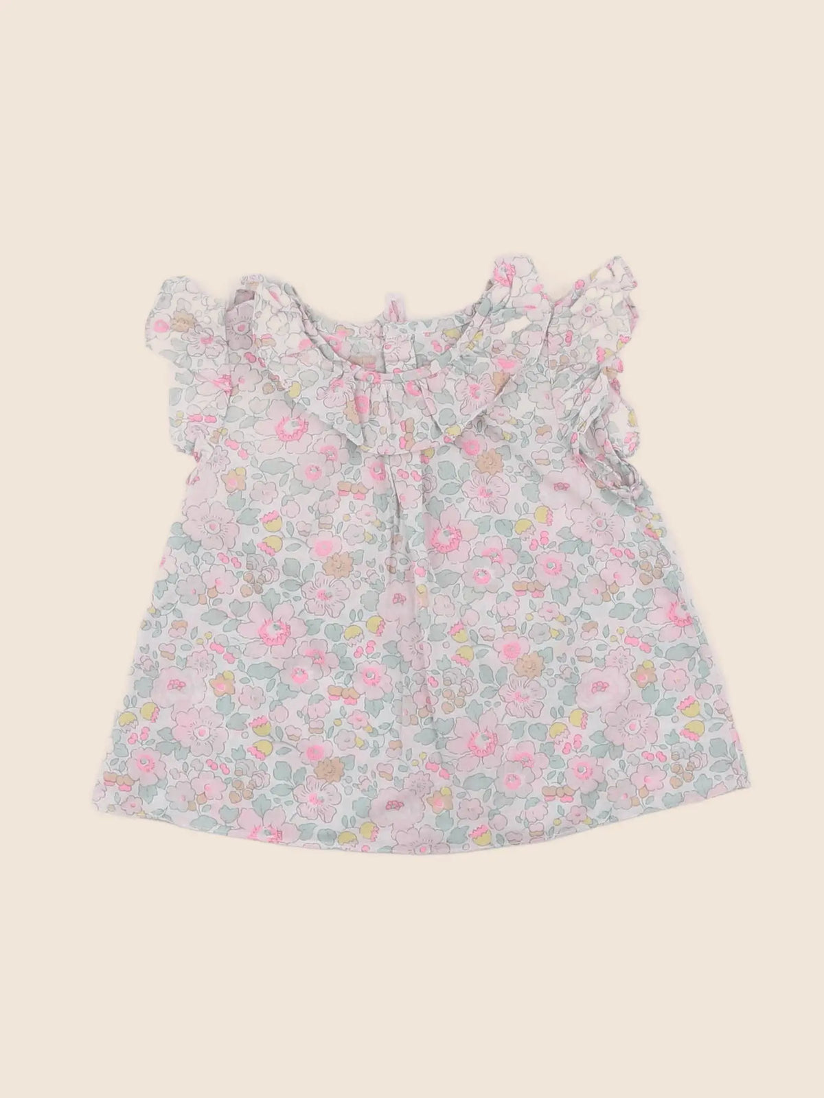Jacadi - blouse liberty multicolore - 6 mois