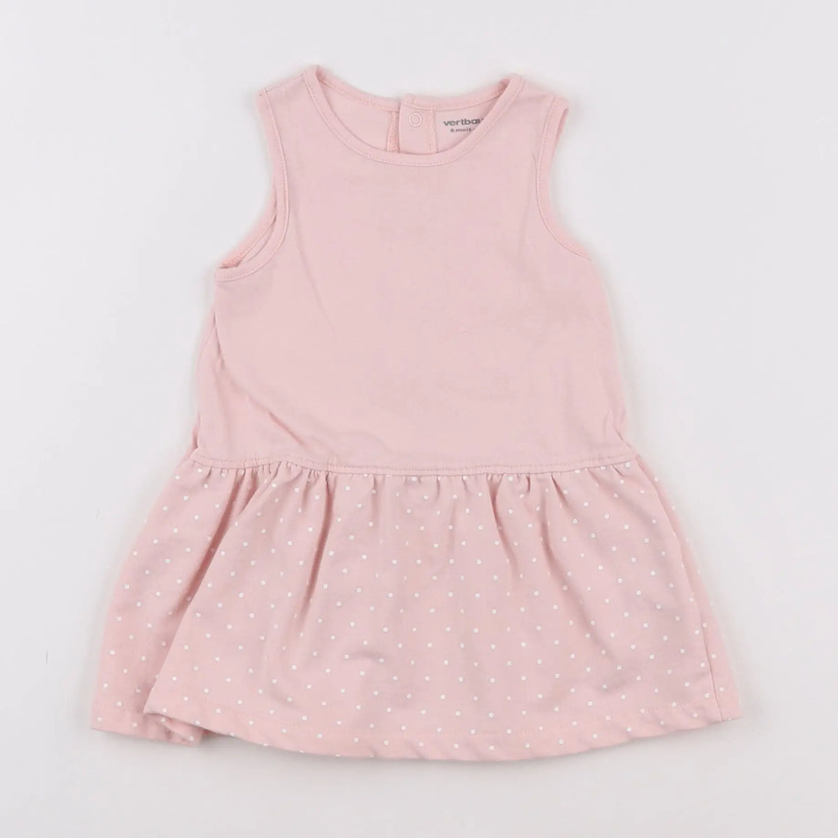 Vertbaudet - robe rose - 6 mois