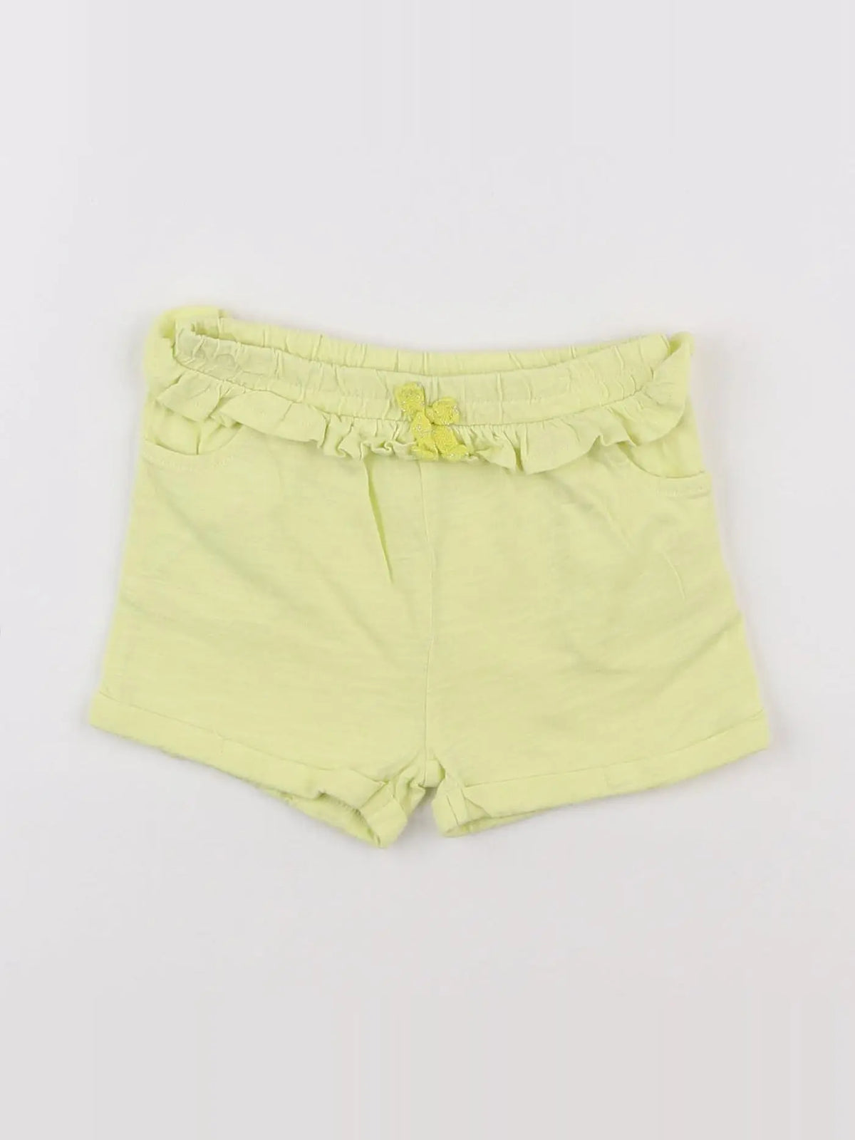 Tape à l'oeil - short jaune - 6 mois