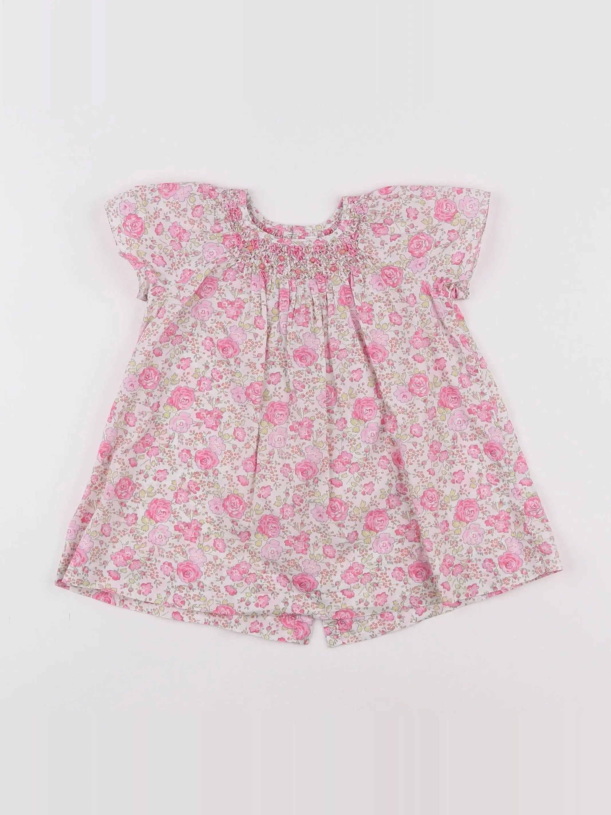 Jacadi - robe liberty multicolore - 6 mois