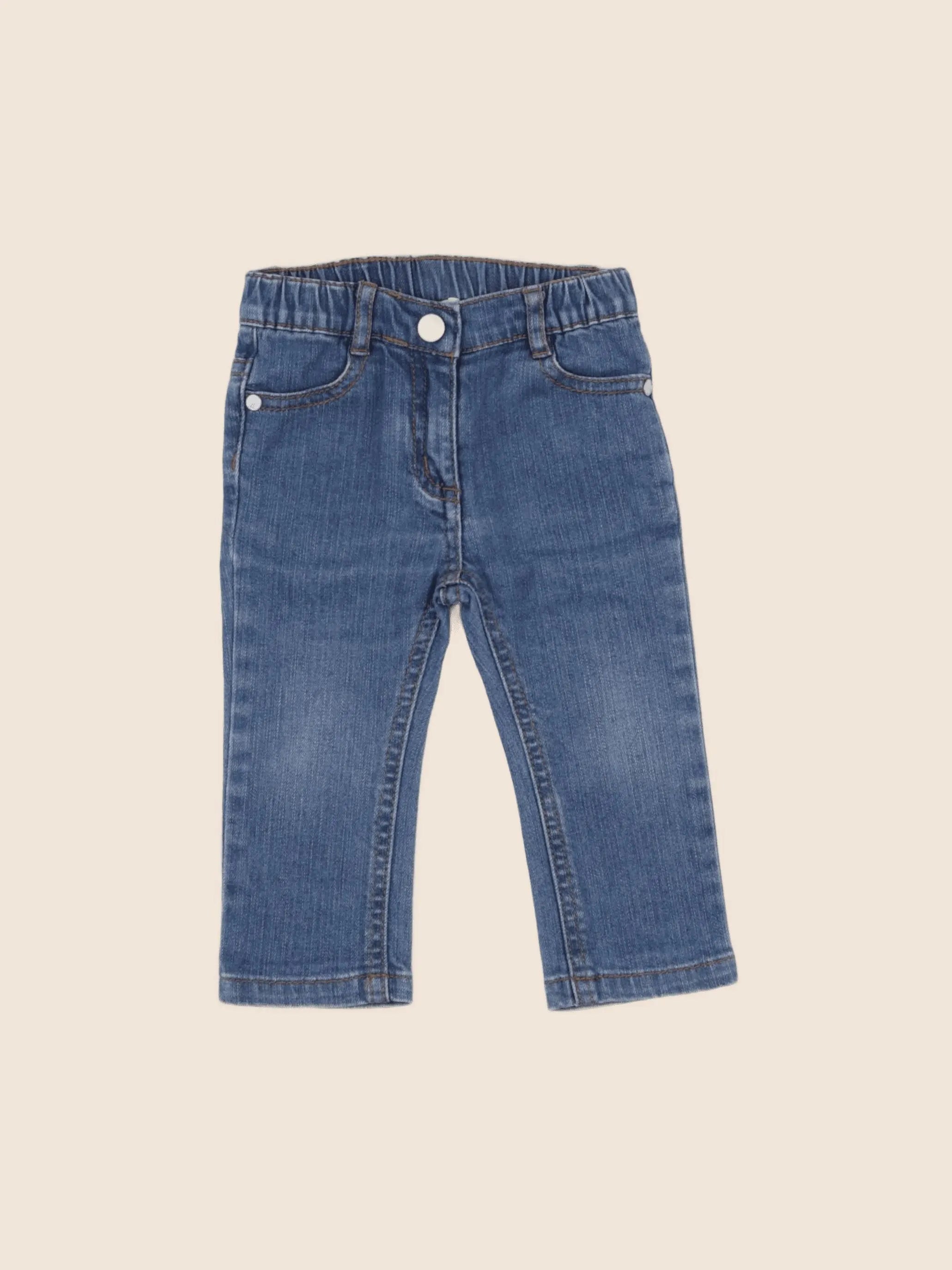 Jacadi - jean bleu - 12 mois