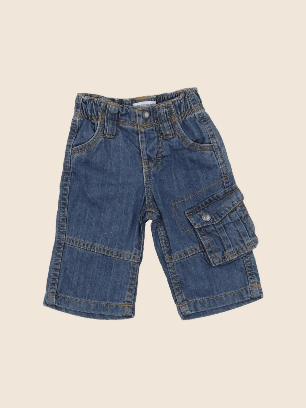 Vertbaudet - jean bleu - 3 mois