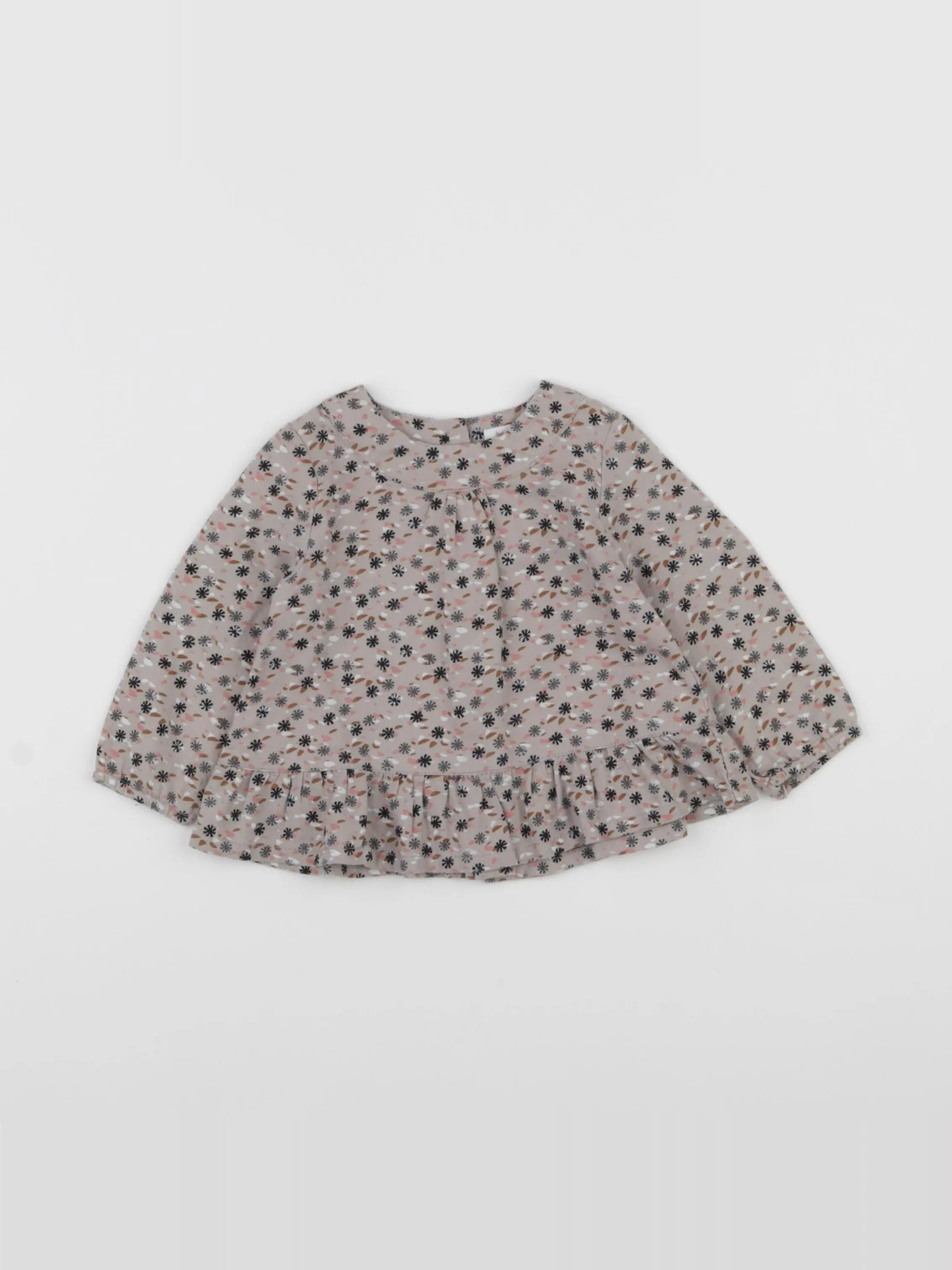 Boutchou - blouse beige - 6 mois