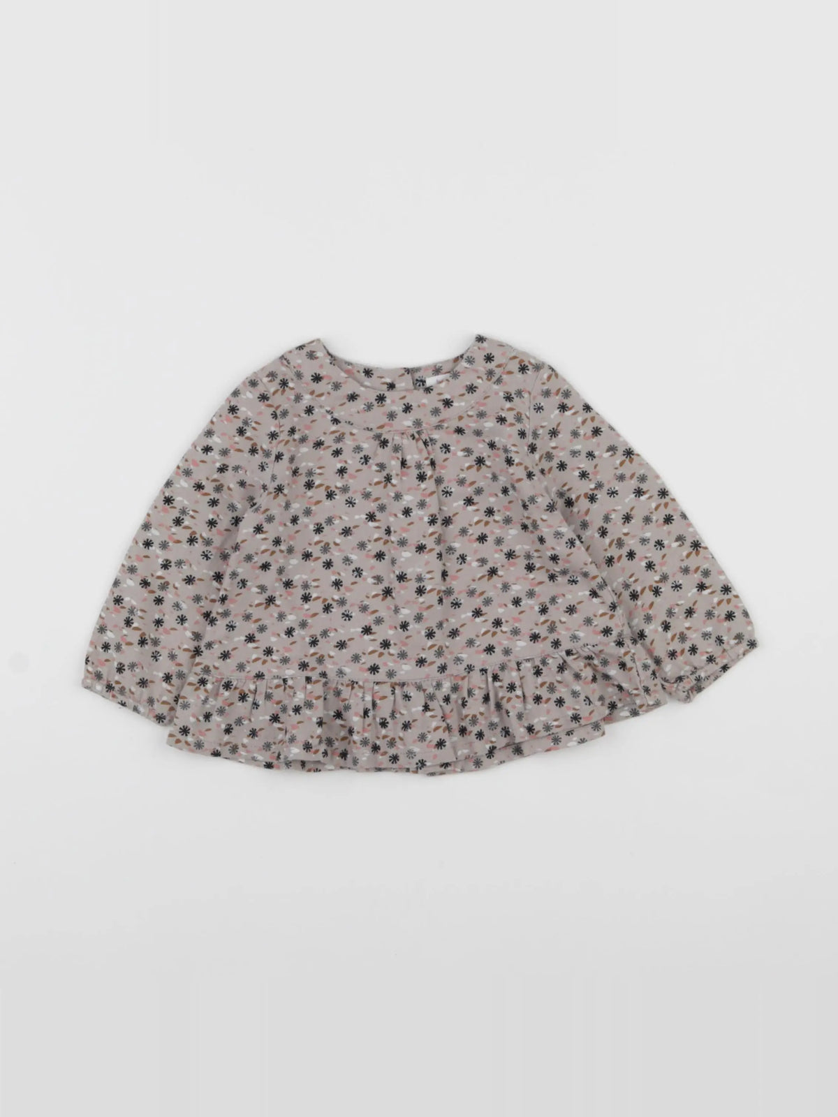 Boutchou - blouse beige - 6 mois