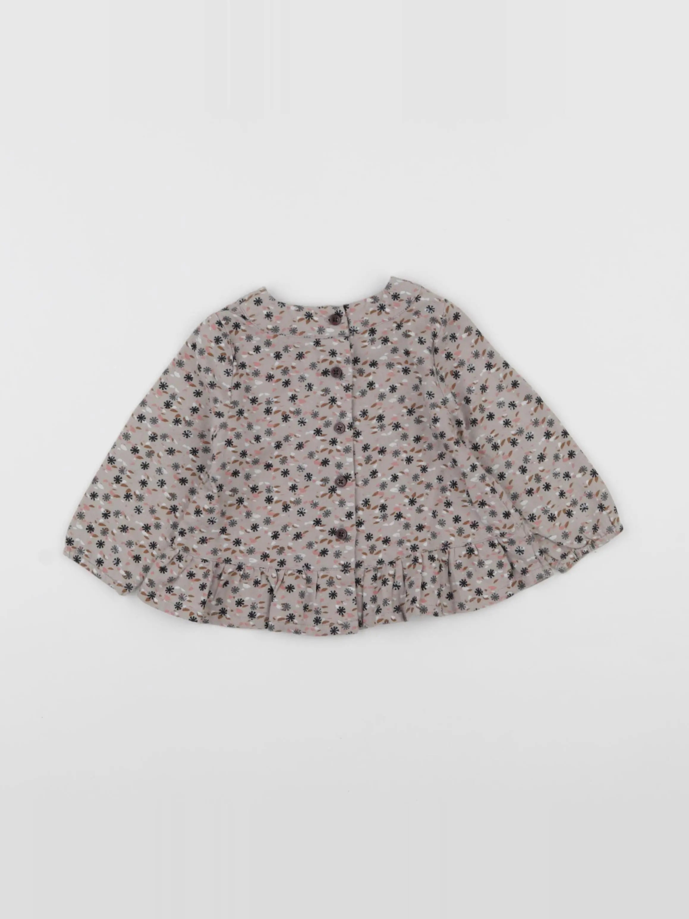 Boutchou - blouse beige - 6 mois