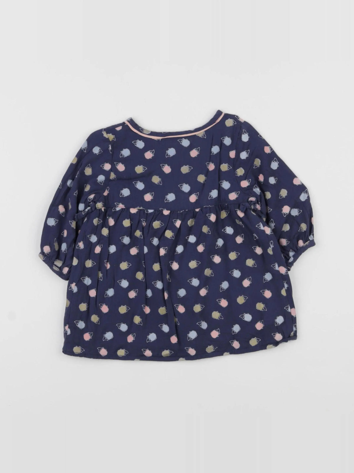 Cadet Rousselle - robe bleu - 6 mois