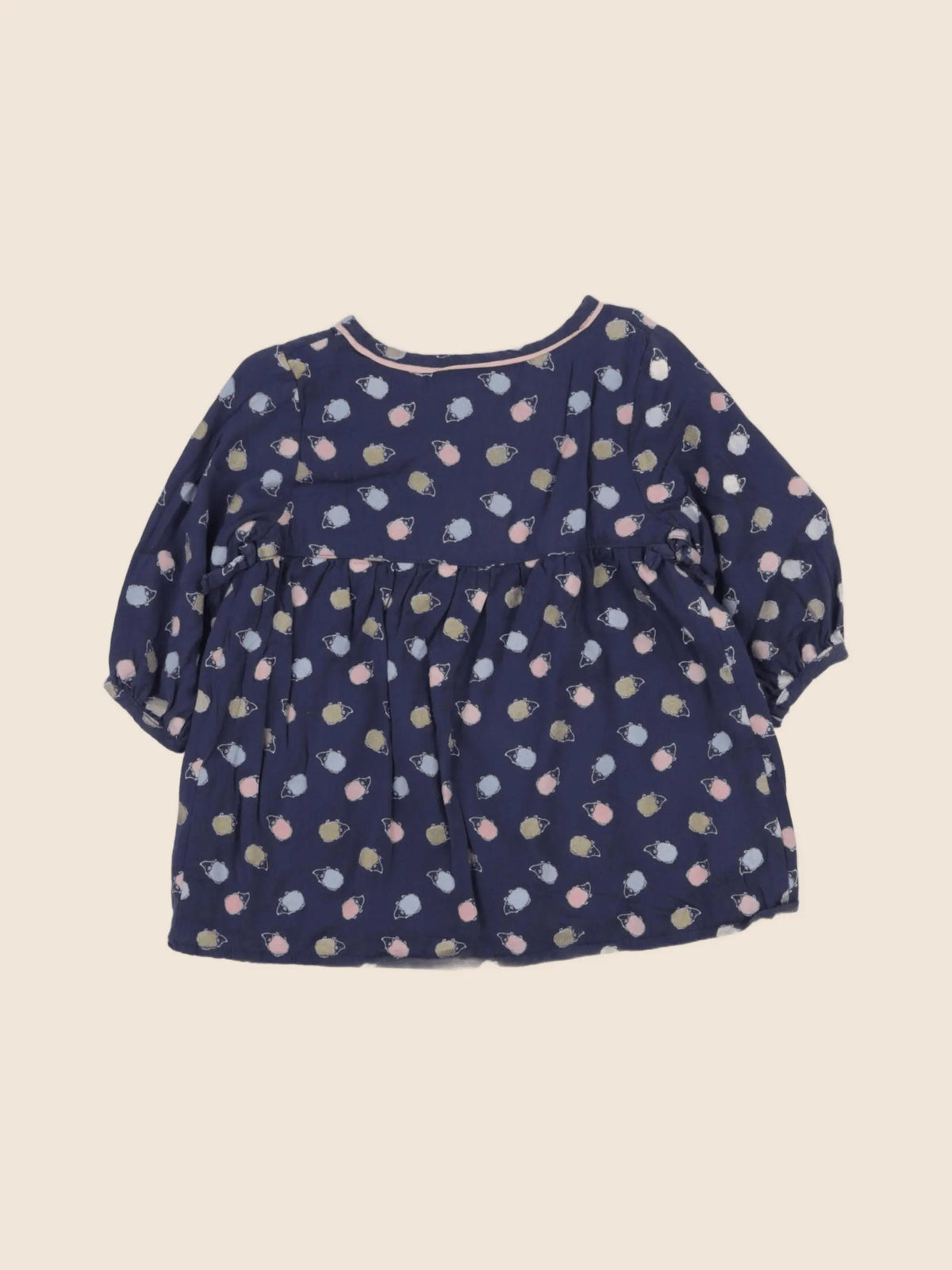 Cadet Rousselle - robe bleu - 6 mois