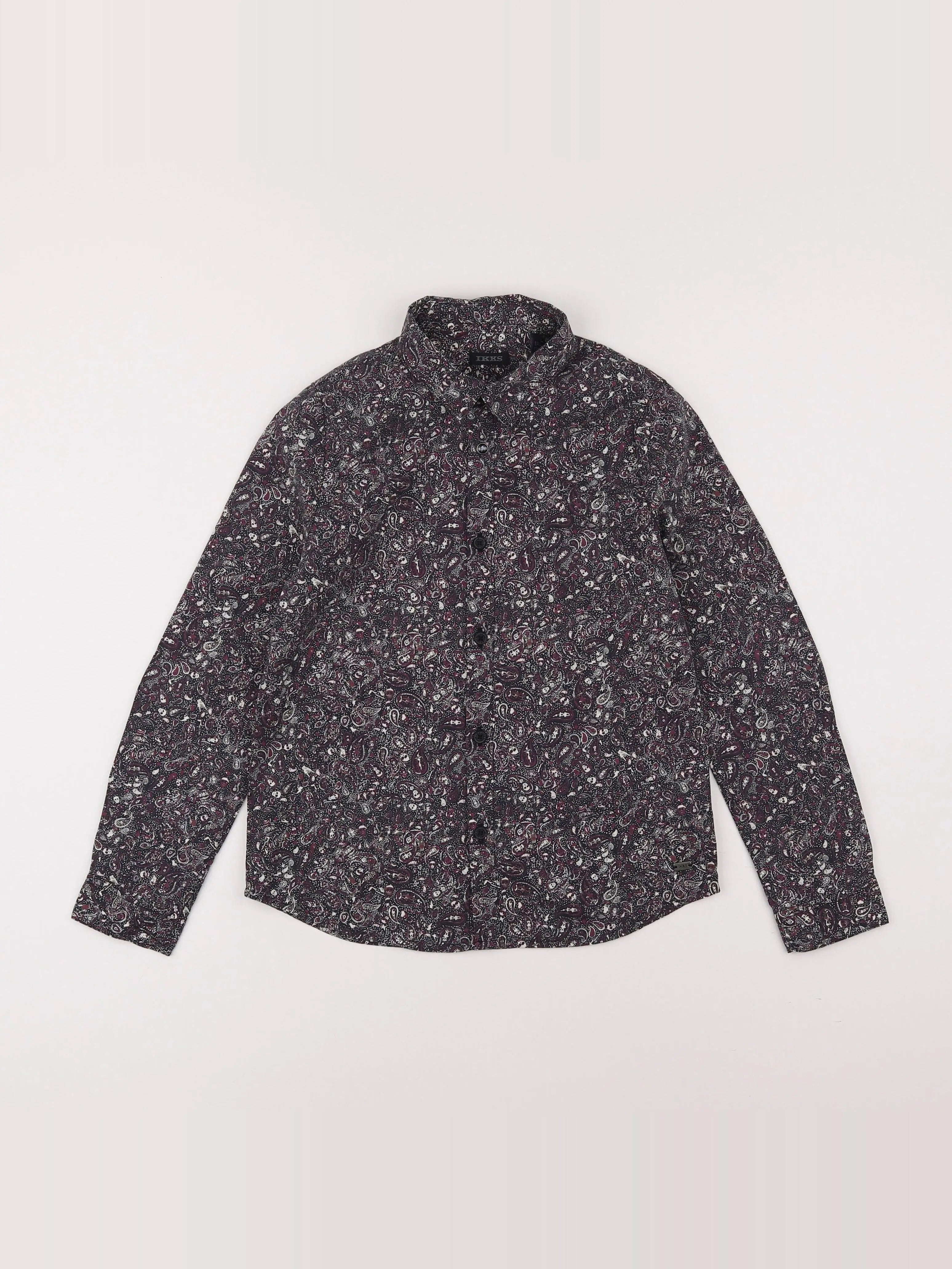 IKKS - chemise marron - 8 ans
