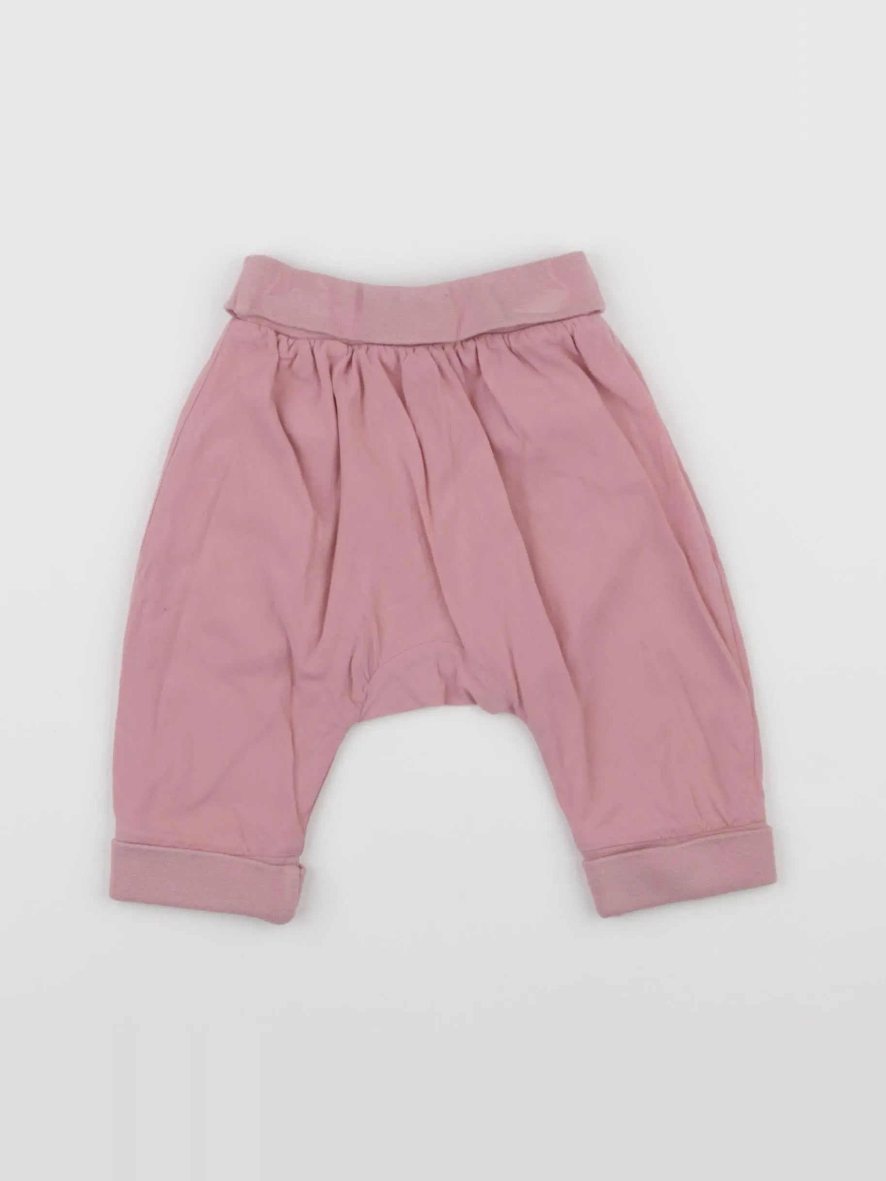 Boutchou - sarouel doublé rose - 6 mois