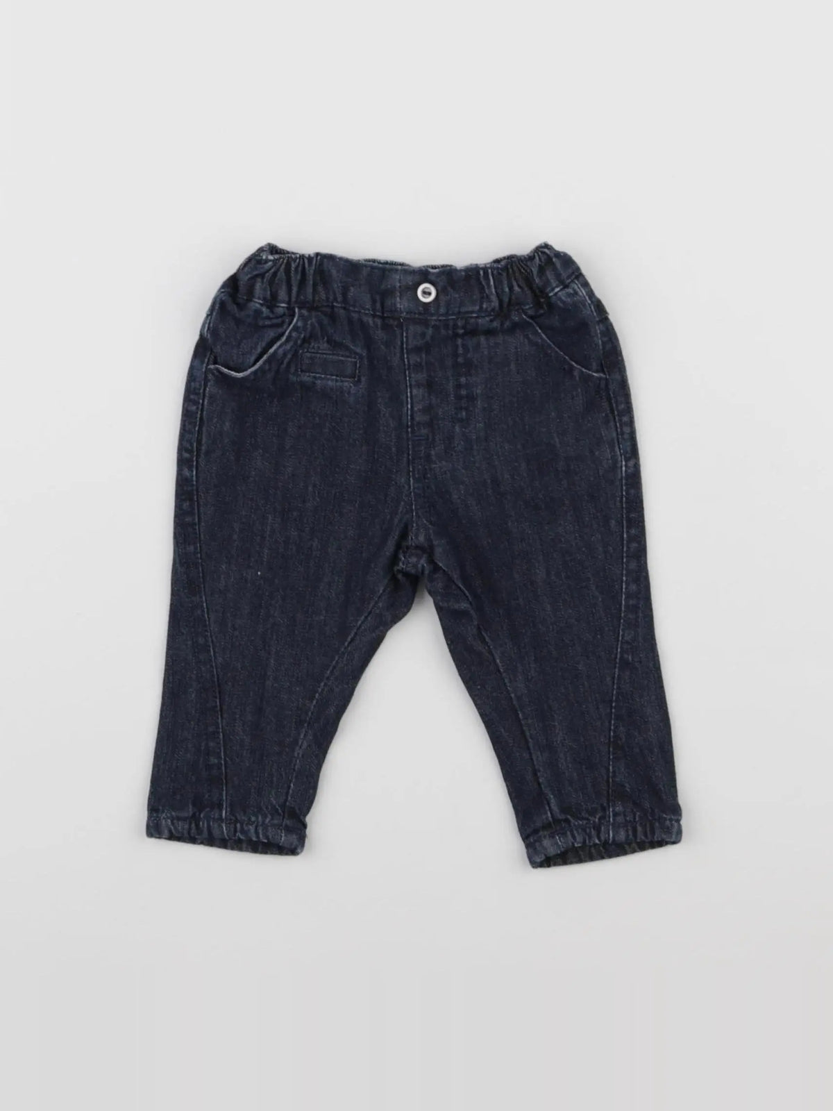 Vertbaudet - jean doublé bleu - 1 mois