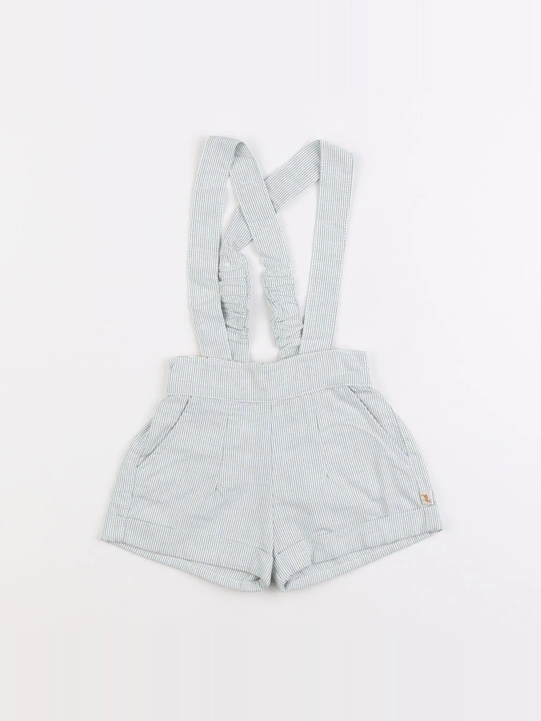 Les Enfantines - short vert - 6 mois