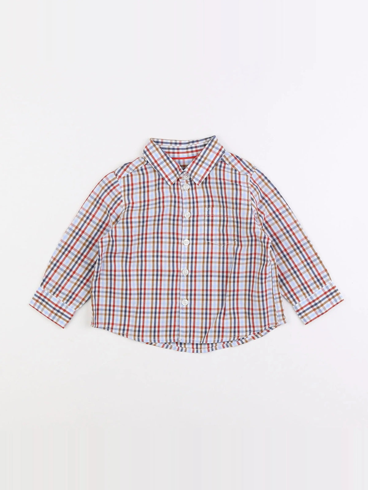 Cyrillus - chemise multicolore - 12 mois