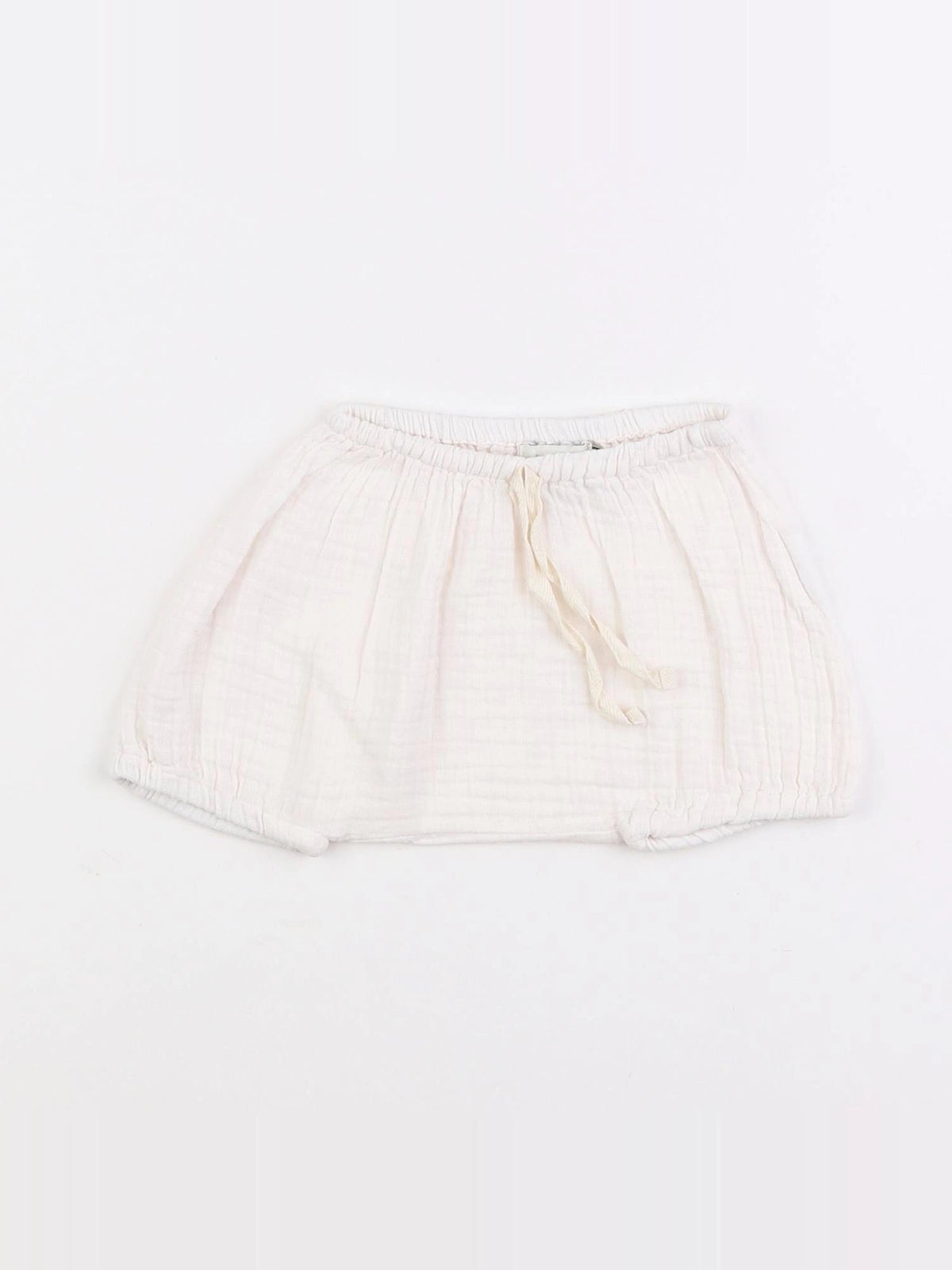 Buho - bloomer blanc - 6 mois